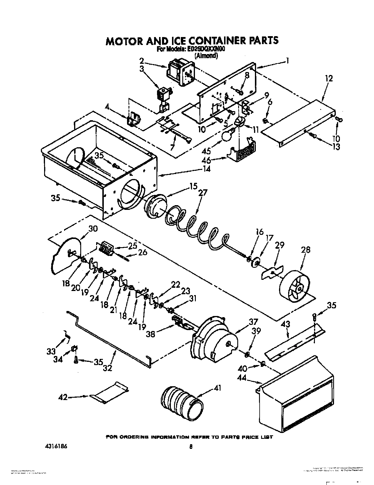 06 - MOTOR AND ICE CONTAINER