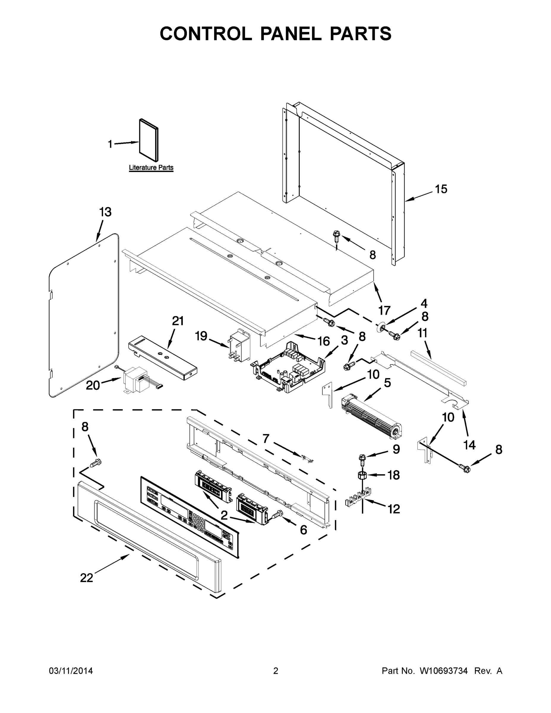 02 - CONTROL PANEL PARTS