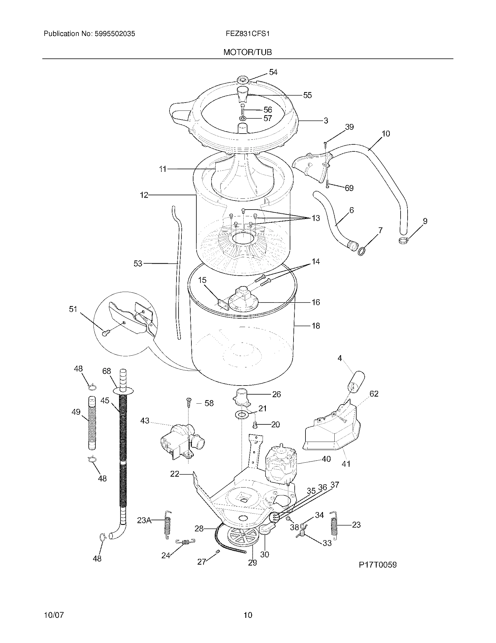 11 - MOTOR/TUB