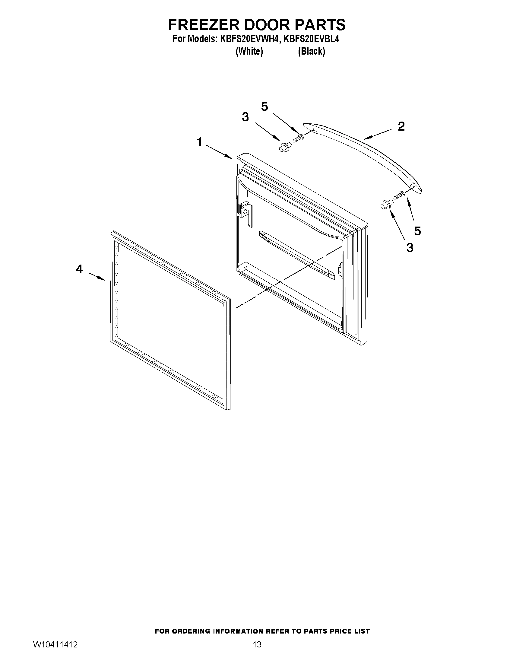 07 - FREEZER DOOR PARTS