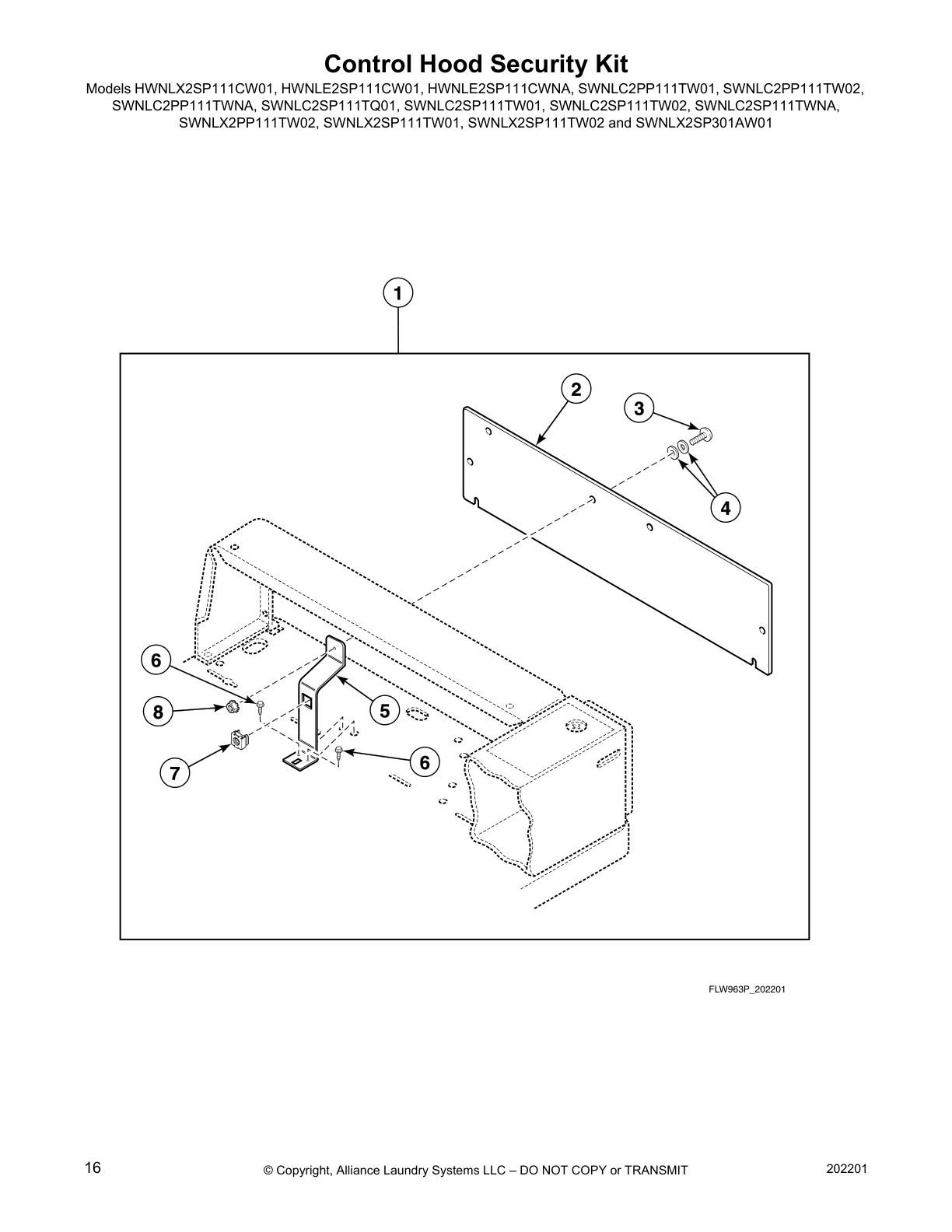 Control Hood Security Kit