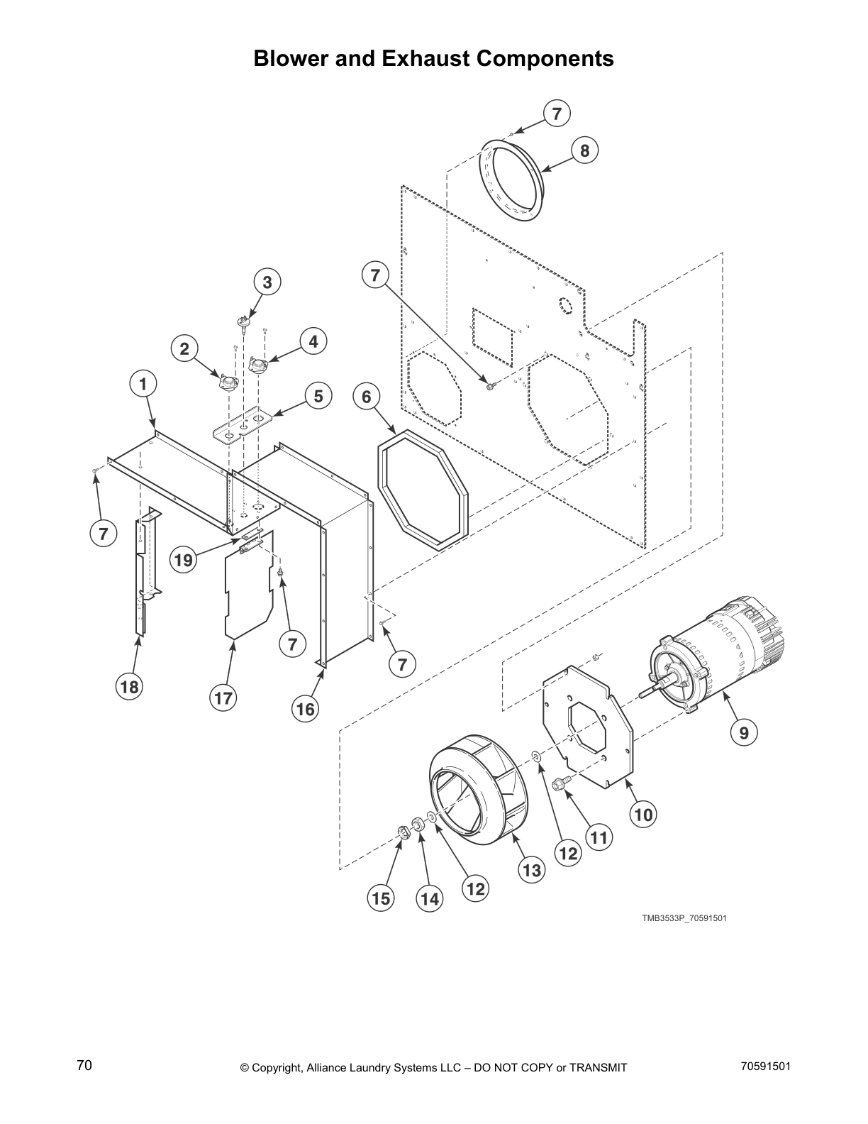 Blower and Exhaust Components