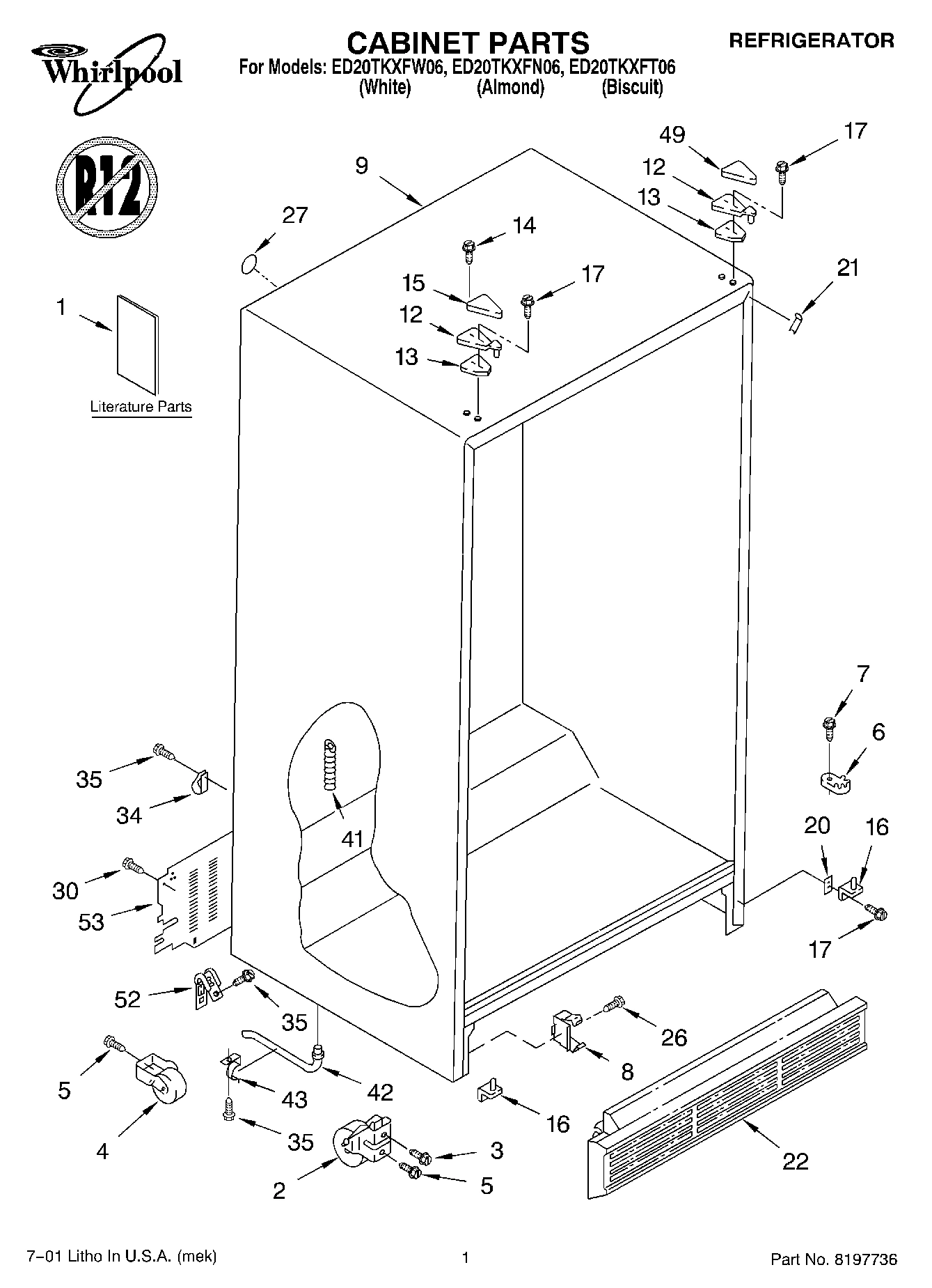 01 - CABINET, LITERATURE