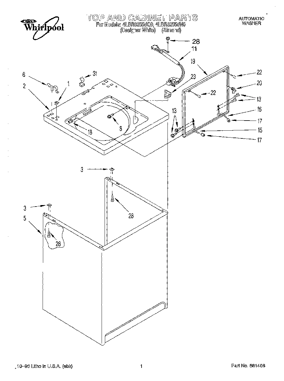 01 - TOP AND CABINET