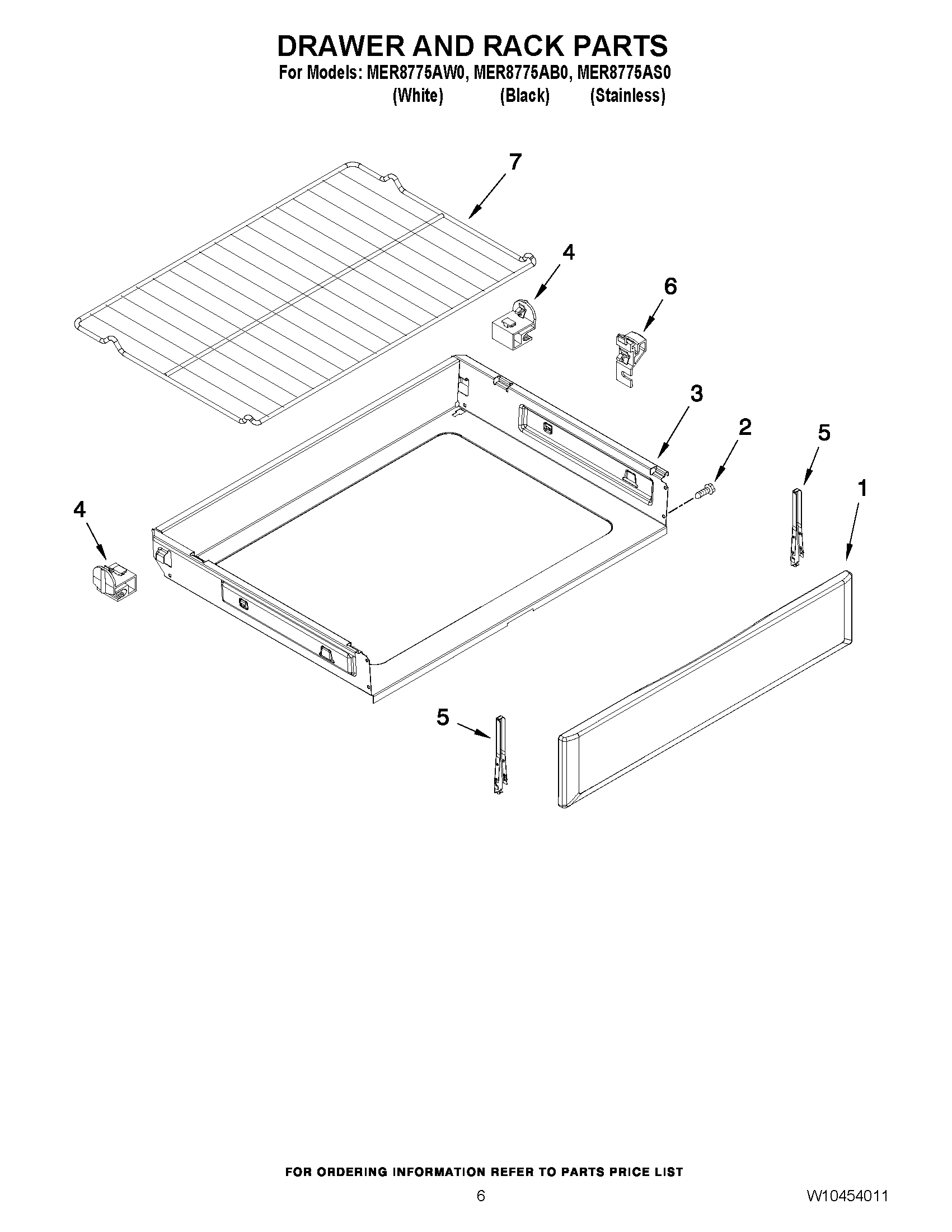 05 - DRAWER AND RACK PARTS