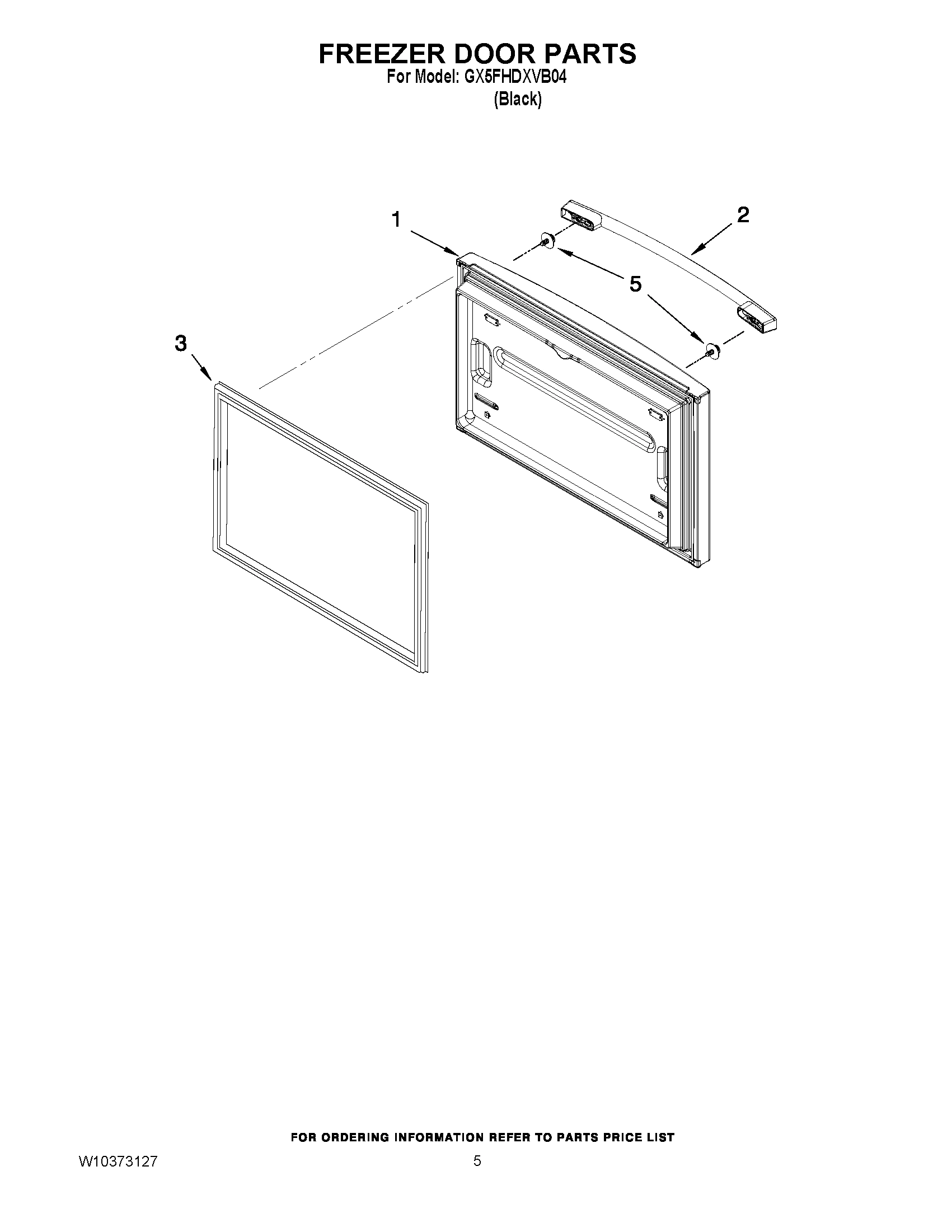 03 - FREEZER DOOR PARTS