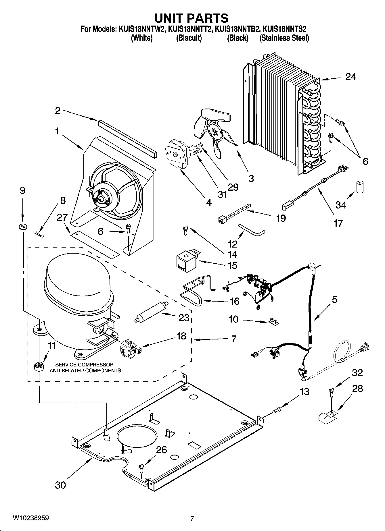 05 - UNIT PARTS, OPTIONAL PARTS