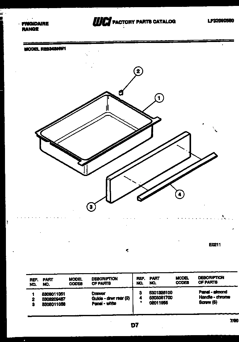 07 - DRAWER PARTS