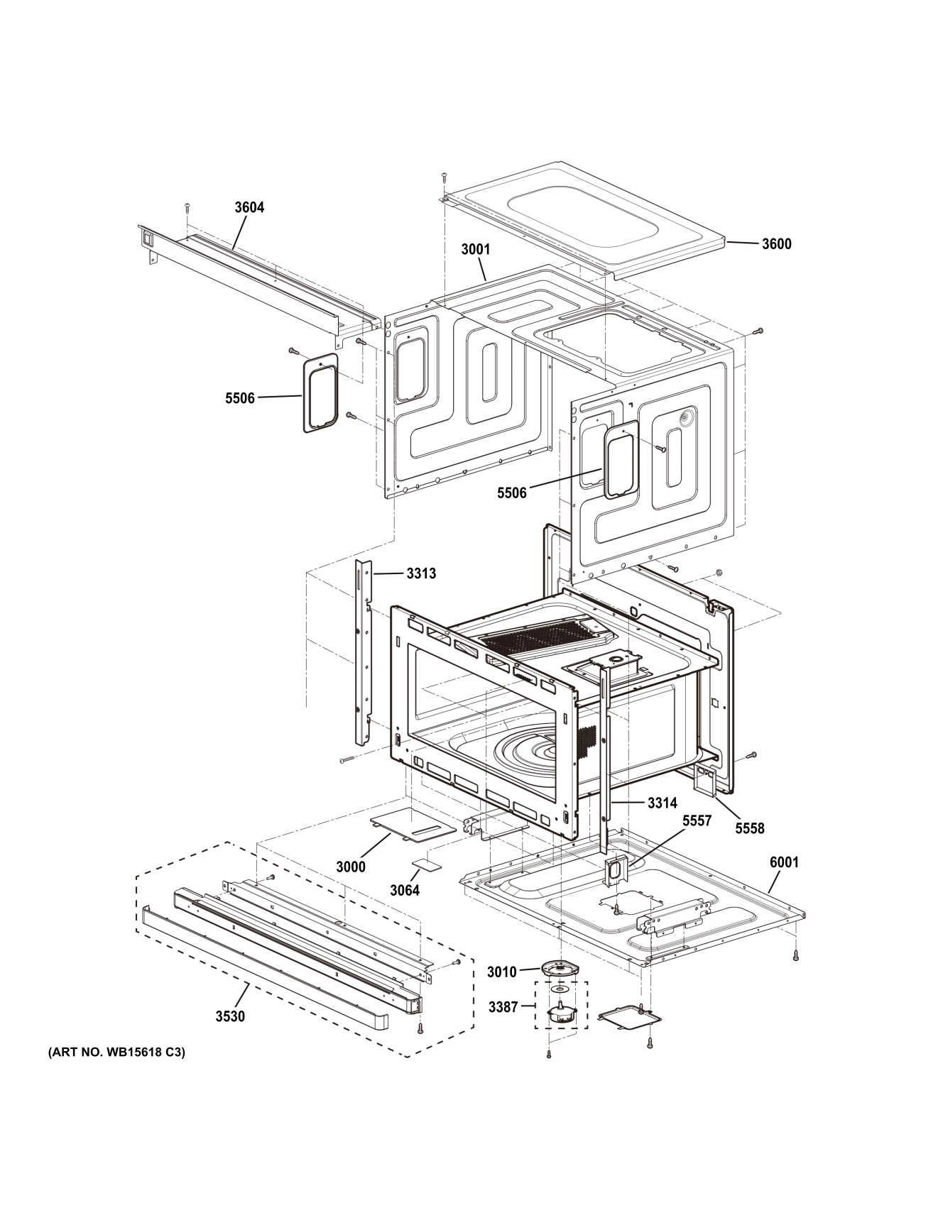 OVEN CAVITY PARTS