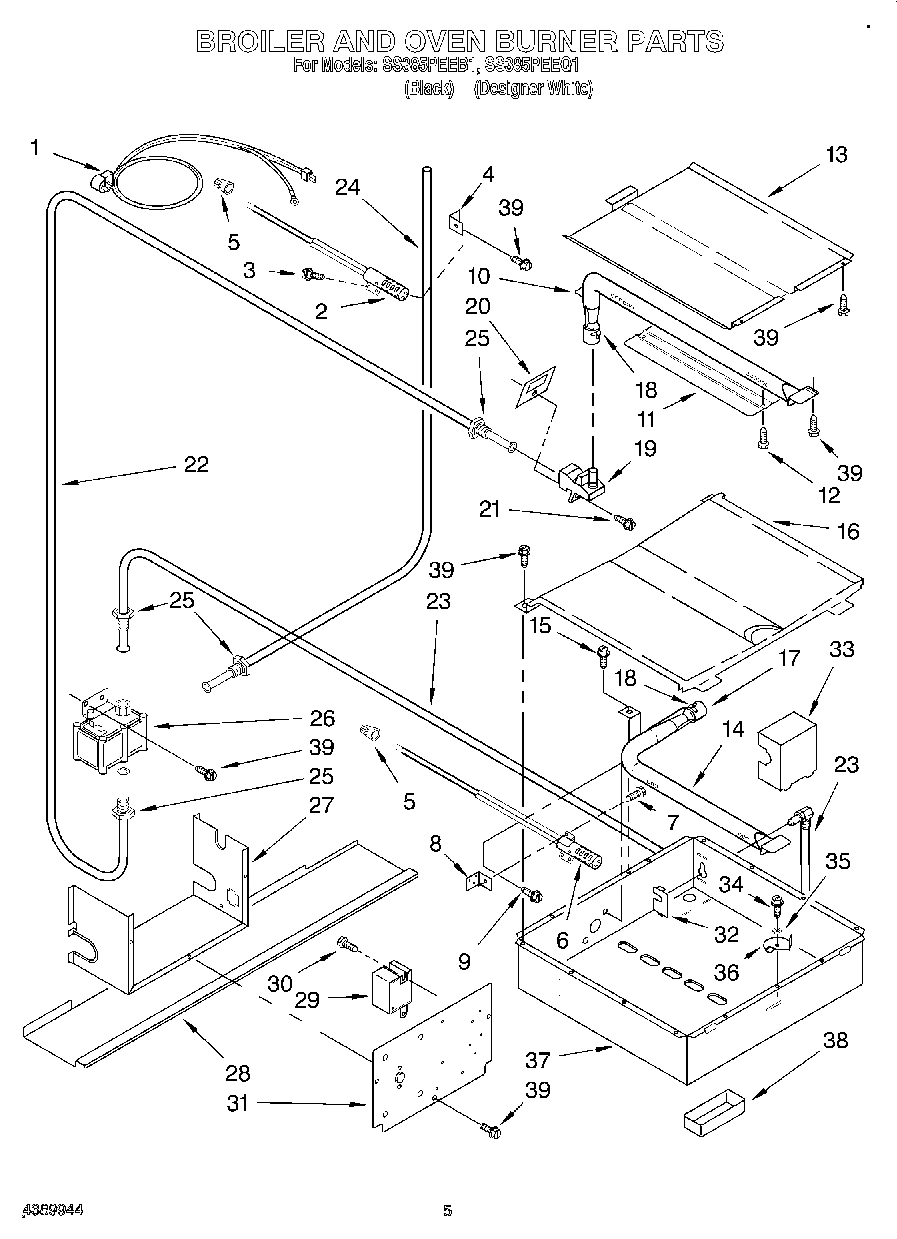 03 - BROILER AND OVEN BURNER