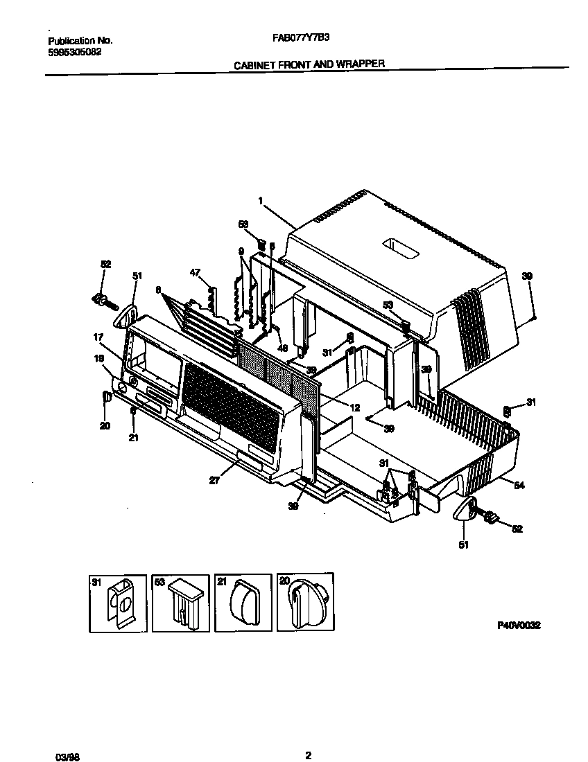 02 - CABINET  FRONT  AND  WRAPPER