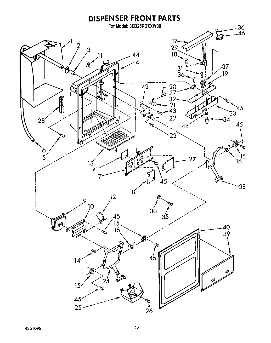 10 - DISPENSER FRONT