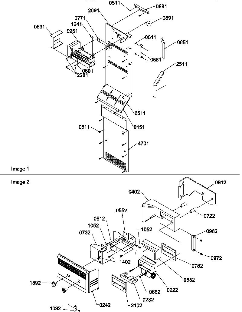 05 - ICE MAKER/CONTROL ASSEMBLIES