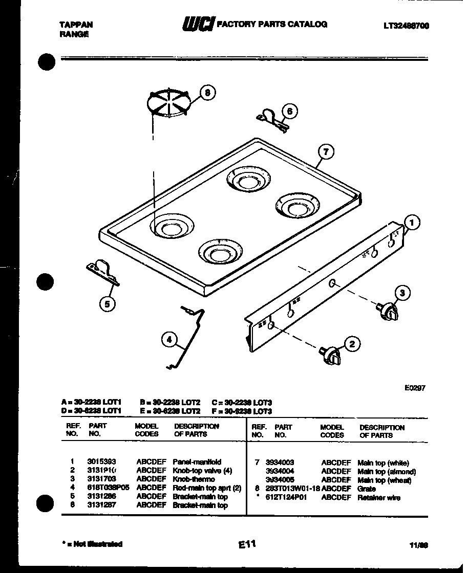 03 - COOKTOP PARTS