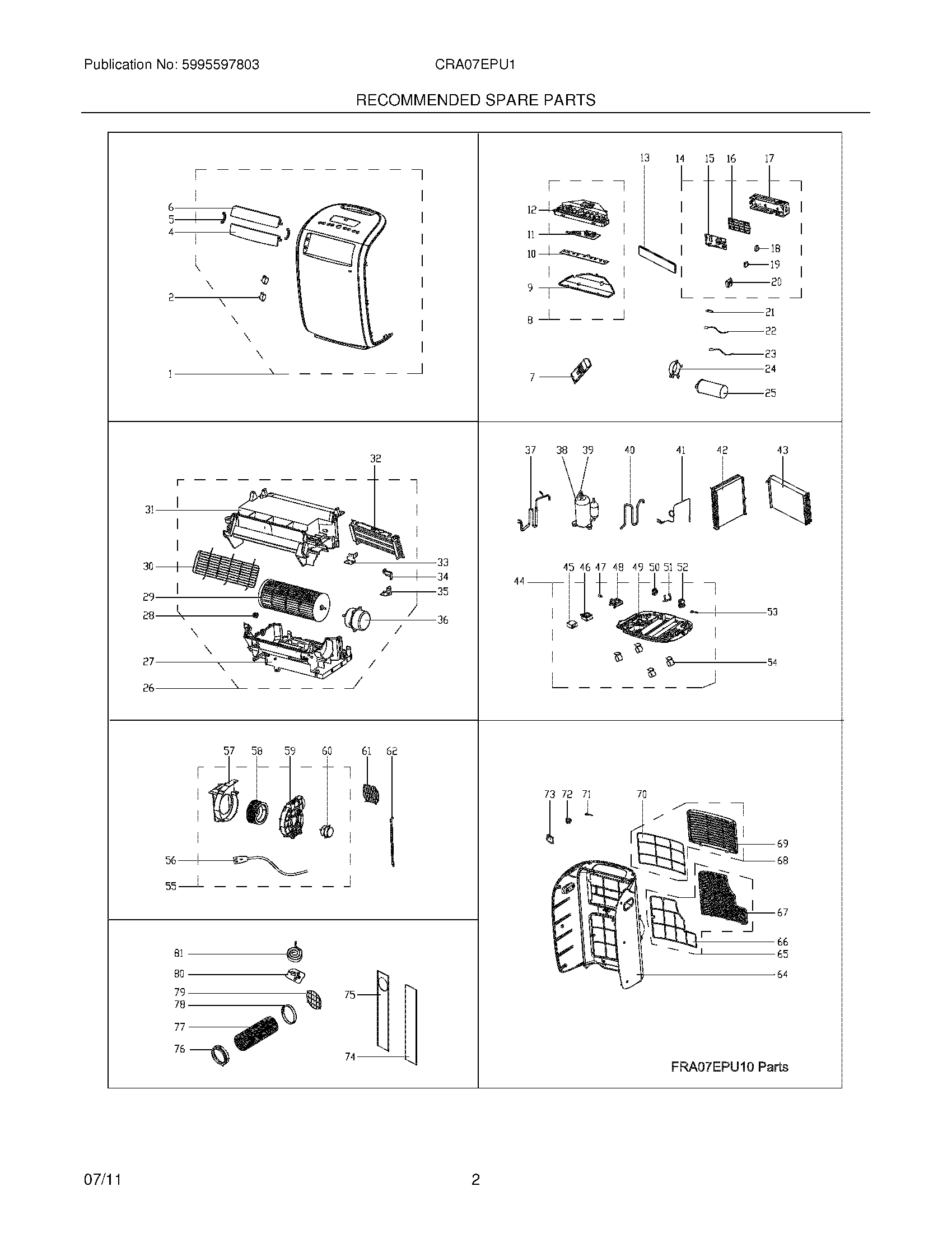 03 - RECOMMENDED SPARE PARTS