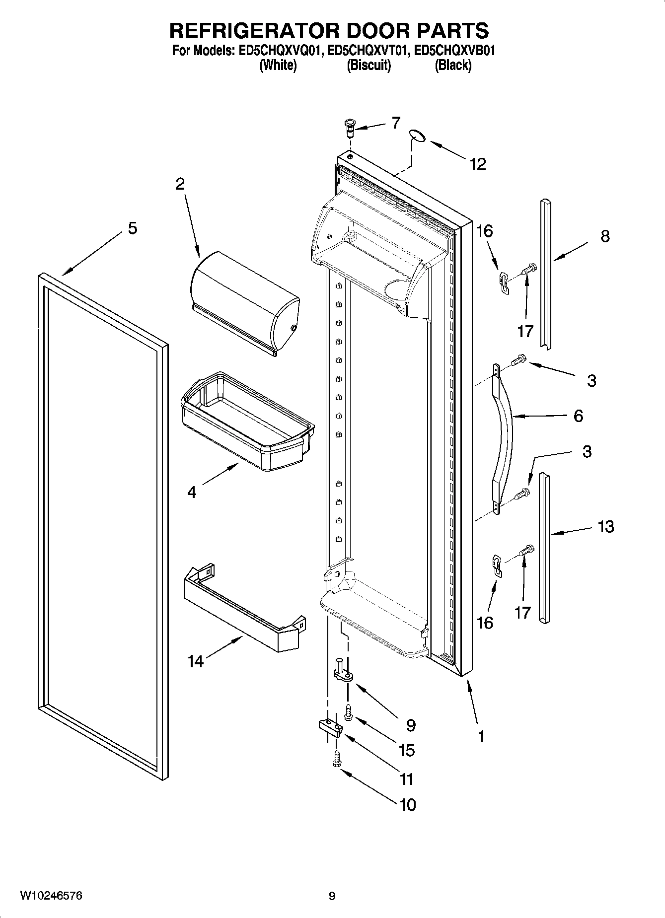06 - REFRIGERATOR DOOR PARTS