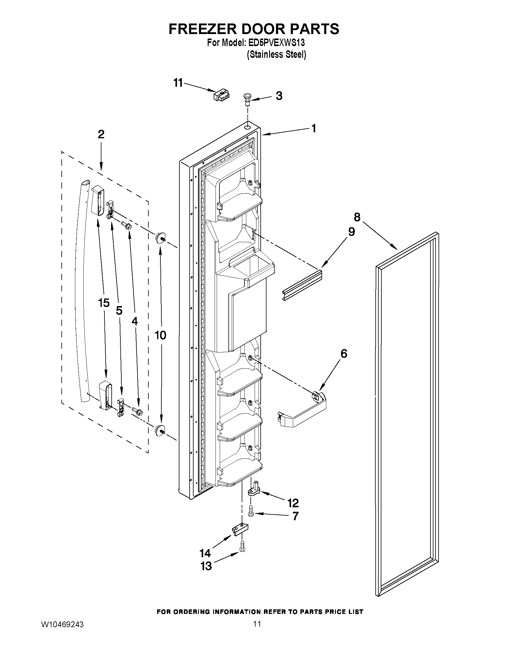 07 - FREEZER DOOR PARTS