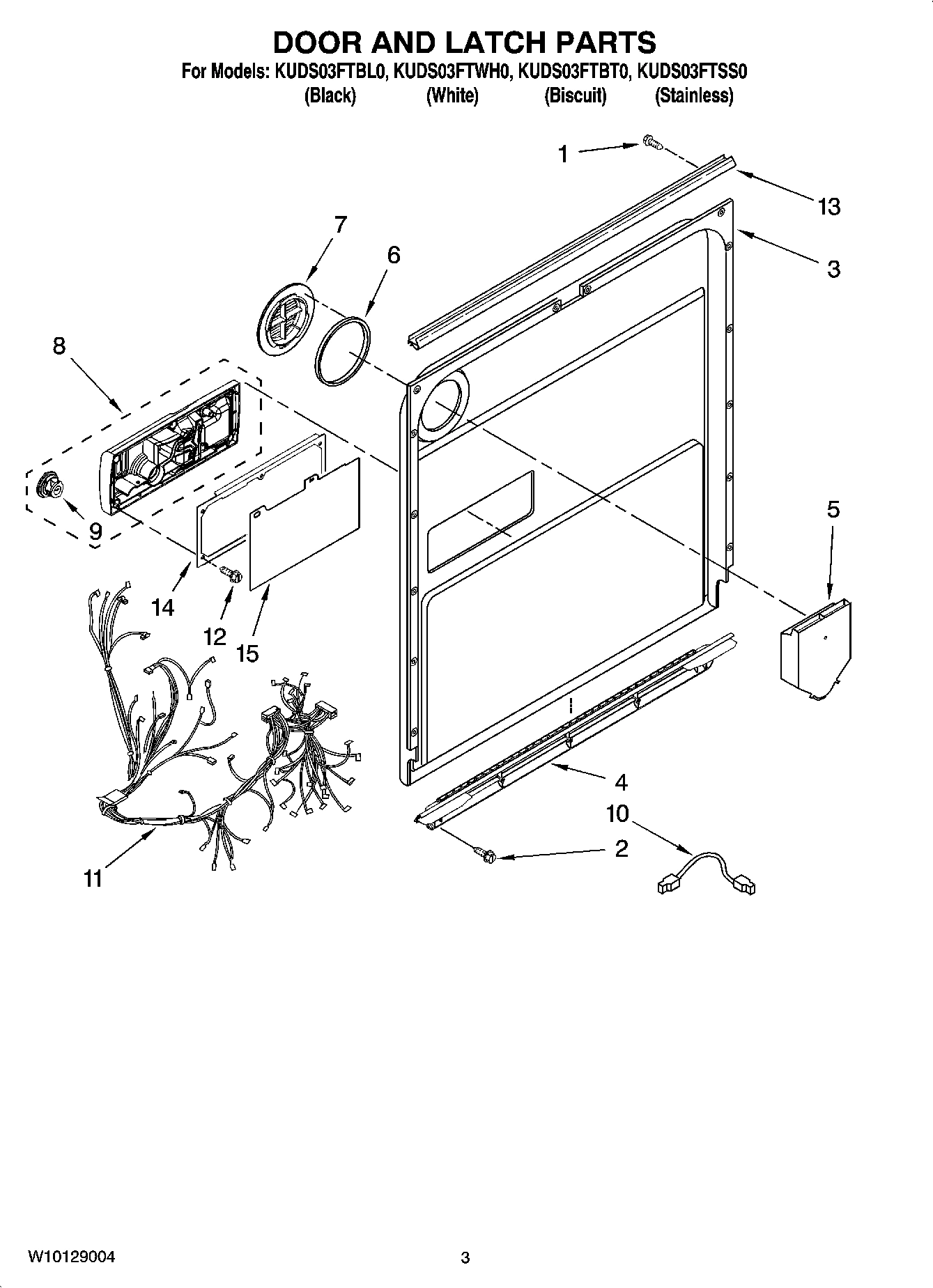 03 - DOOR AND LATCH PARTS