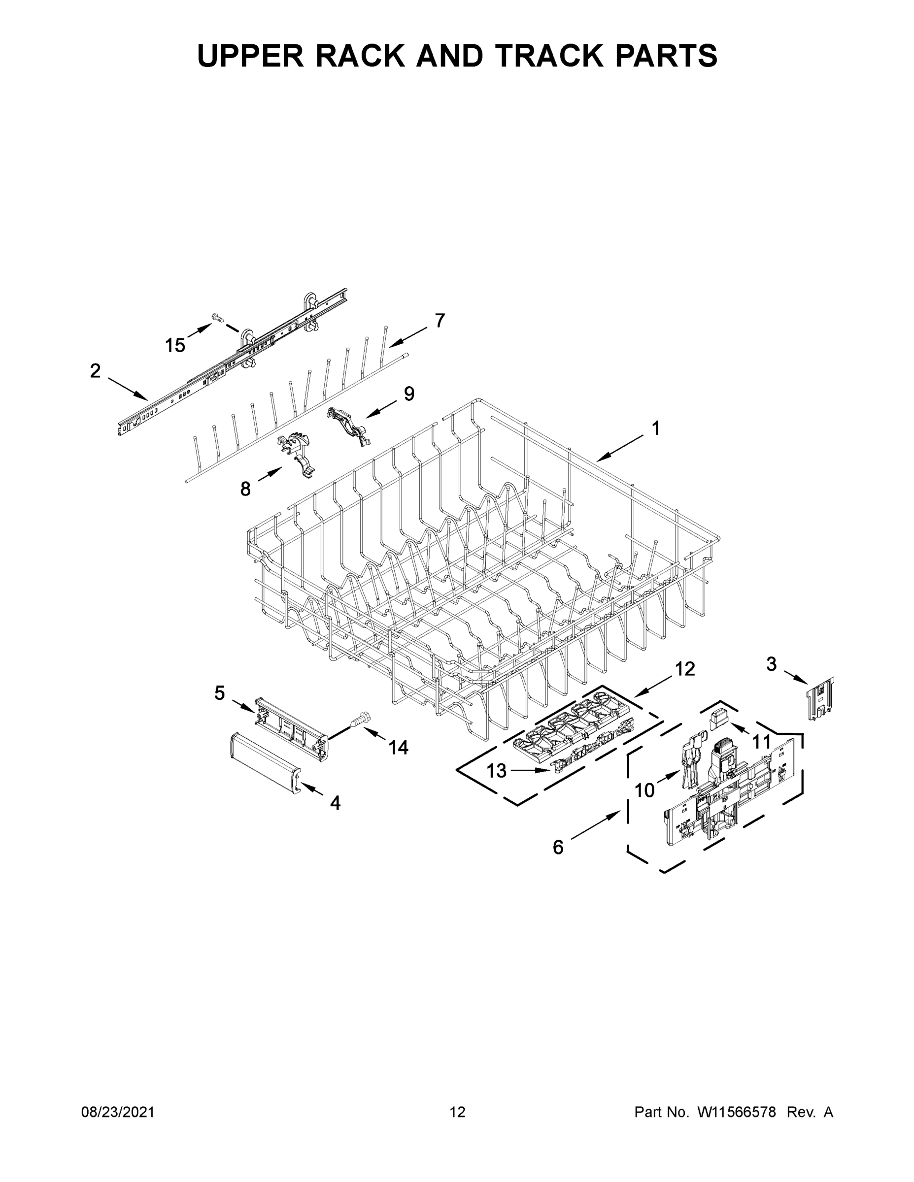 07 - UPPER RACK AND TRACK PARTS