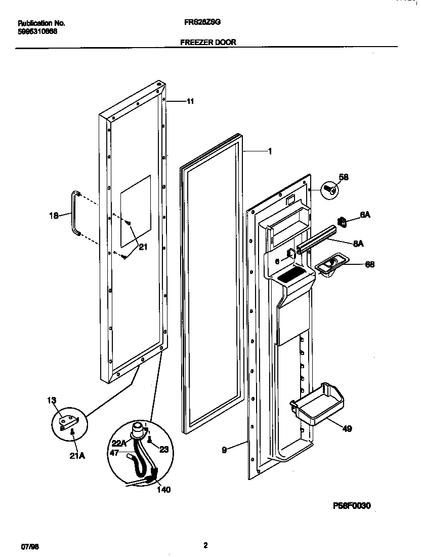 02 - FREEZER DOOR