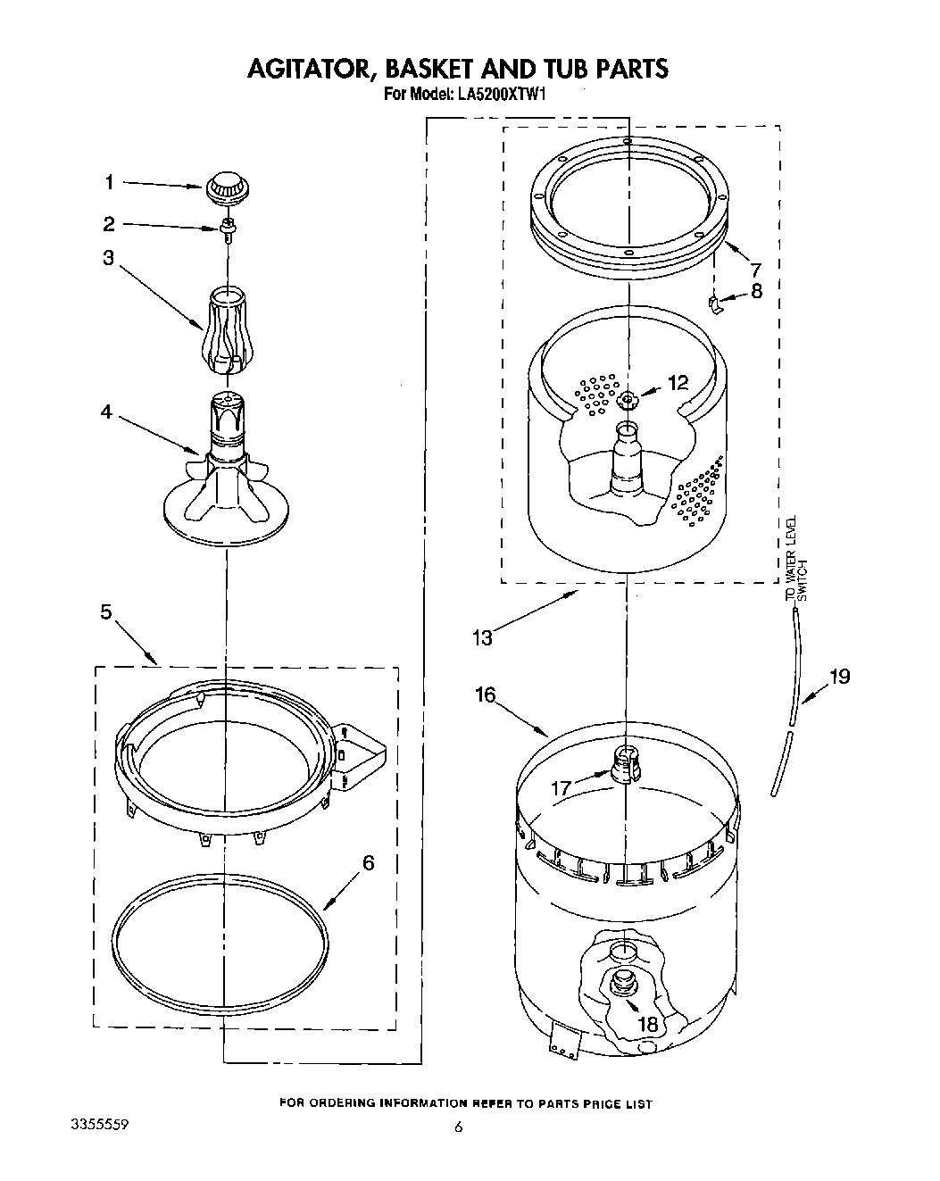 05 - AGITATOR, BASKET AND TUB
