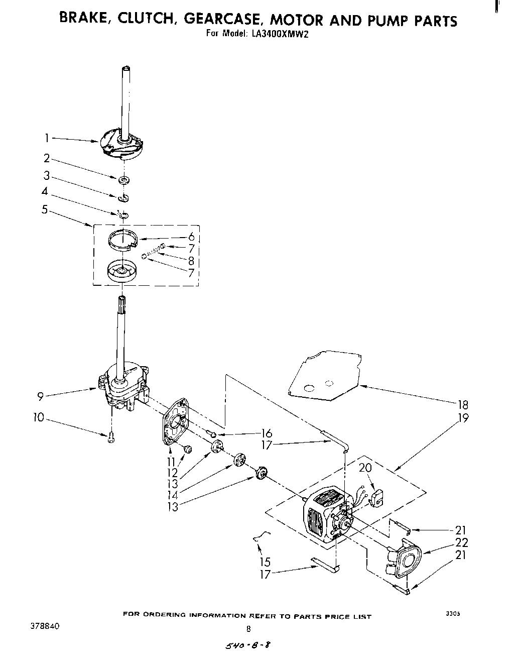 06 - BRAKE, CLUTCH, GEARCASE, MOTOR AND PUMP