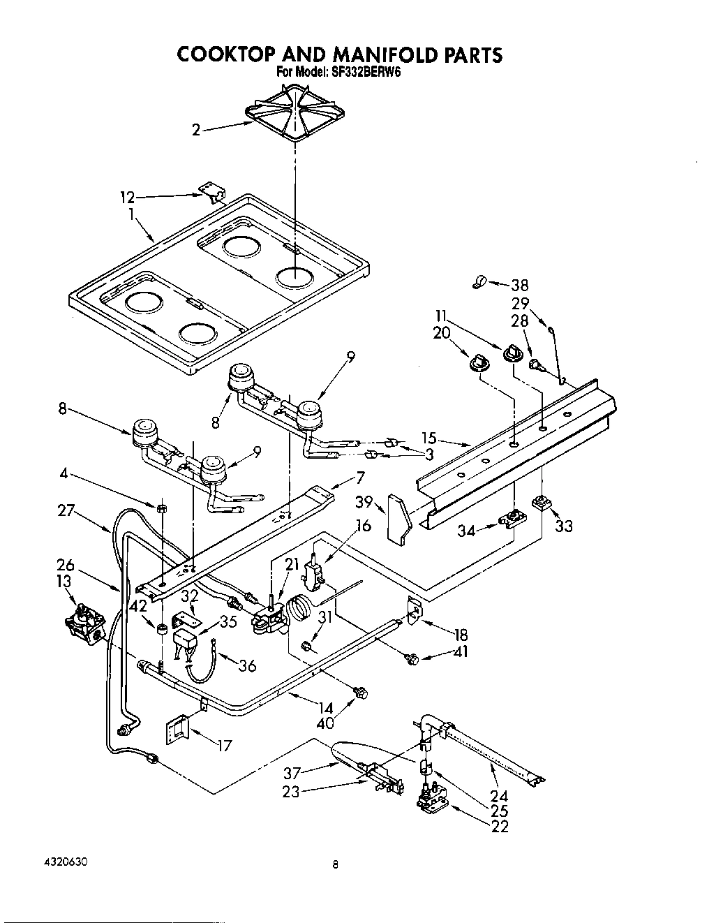 06 - COOKTOP AND MANIFOLD, LIT/OPTIONAL