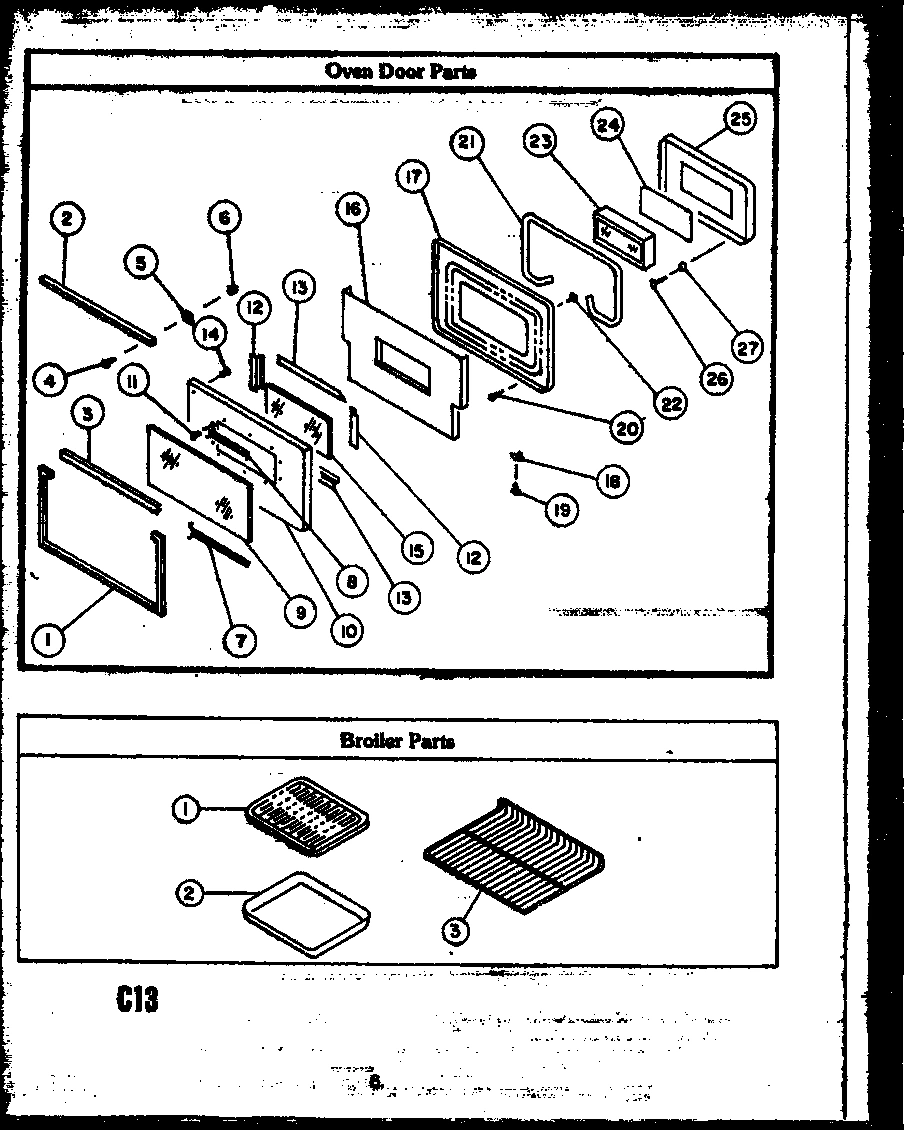 04 - OVEN DOOR PARTS