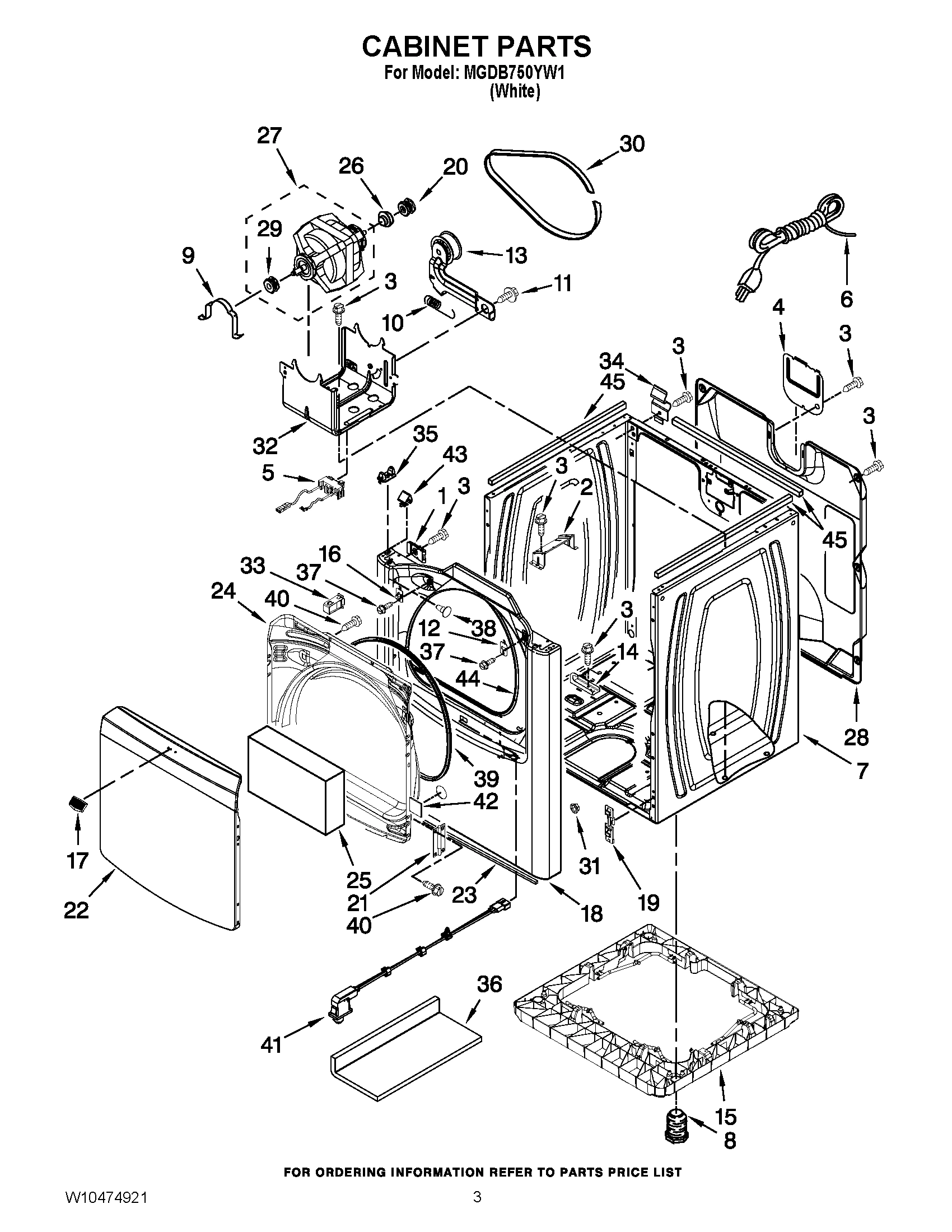 02 - CABINET PARTS