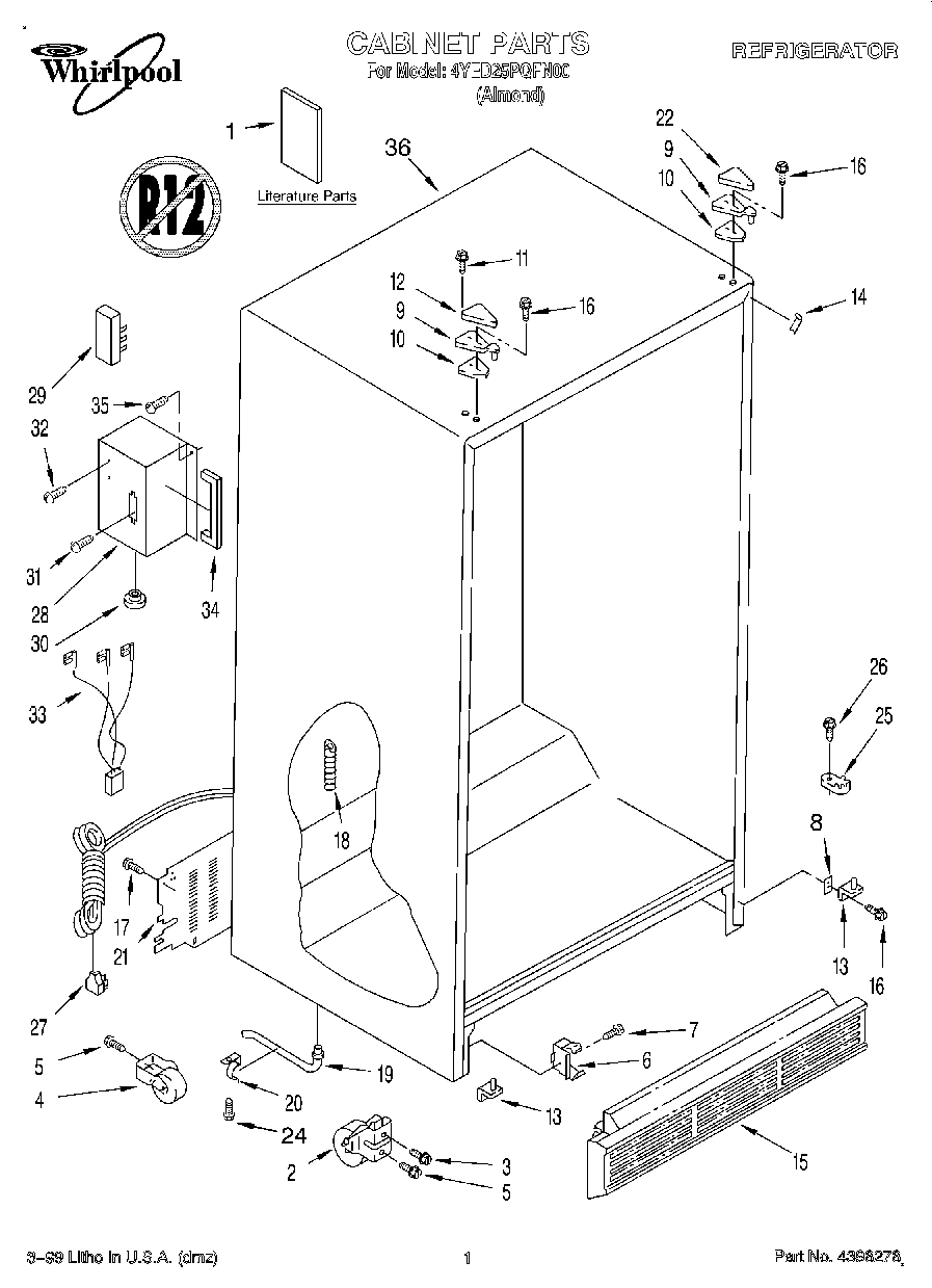 01 - CABINET, LITERATURE