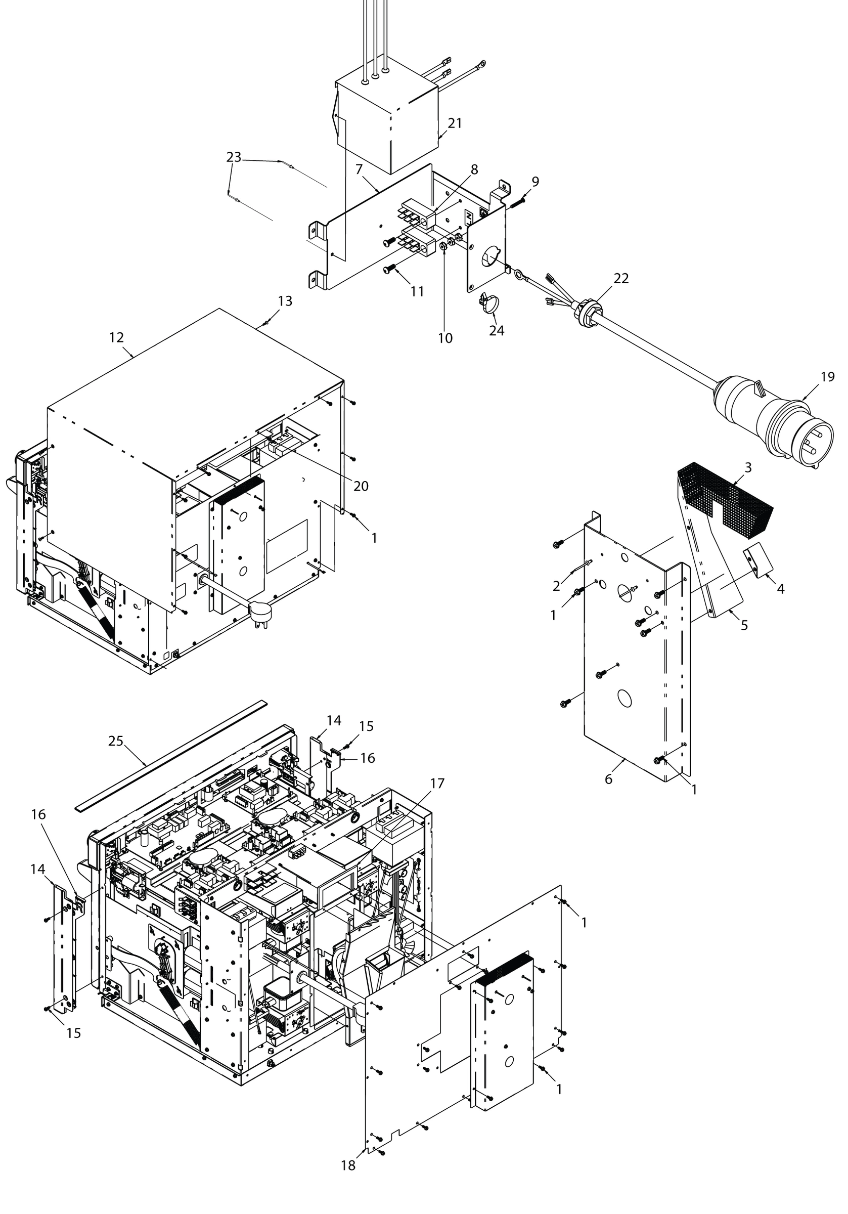WRAPPER / ACCESS PANEL / POWER CORD