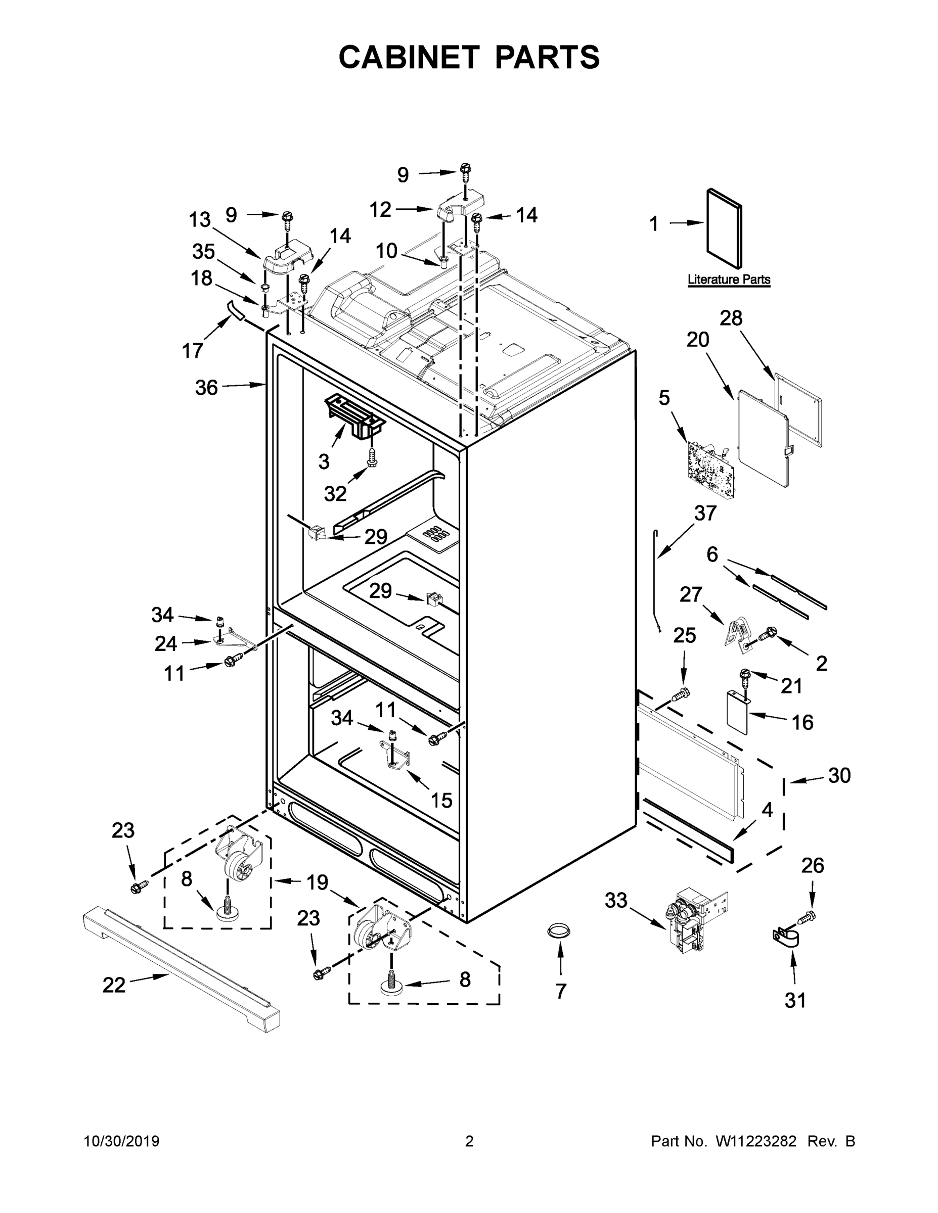 02 - CABINET PARTS