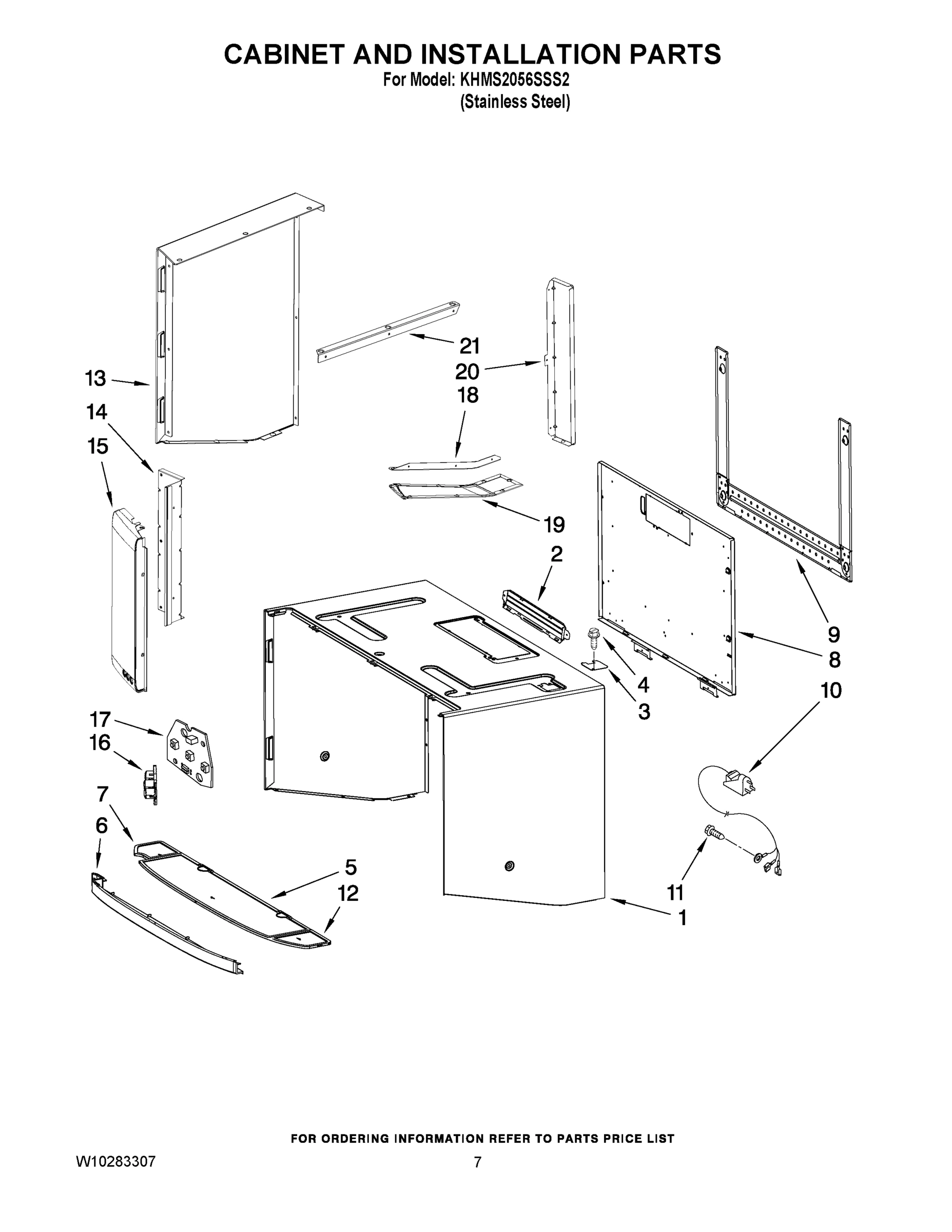 06 - CABINET AND INSTALLATION PARTS
