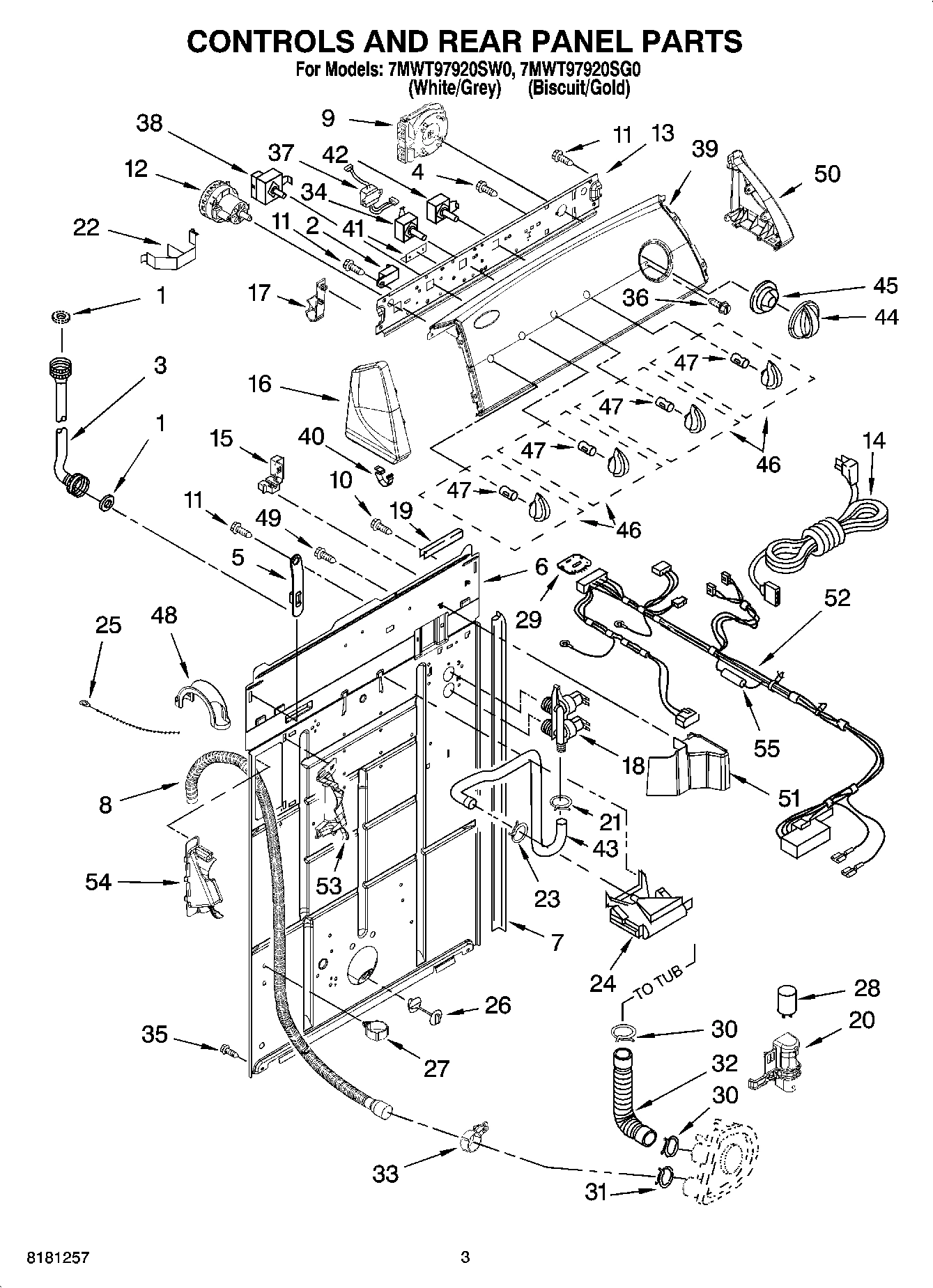 02 - CONTROLS AND REAR PANEL PARTS
