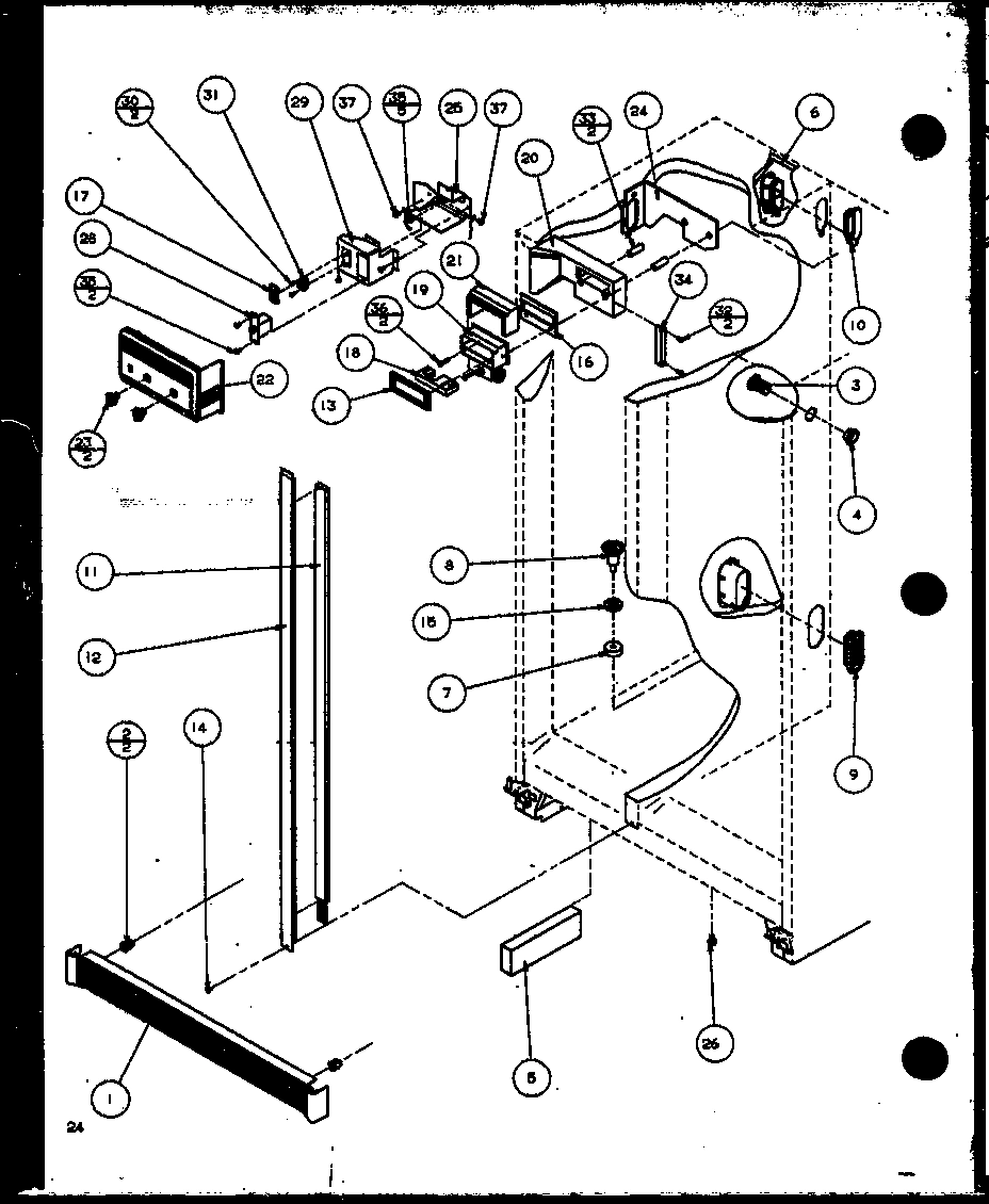 11 - REF/FZ CONTROLS AND CABINET PARTS