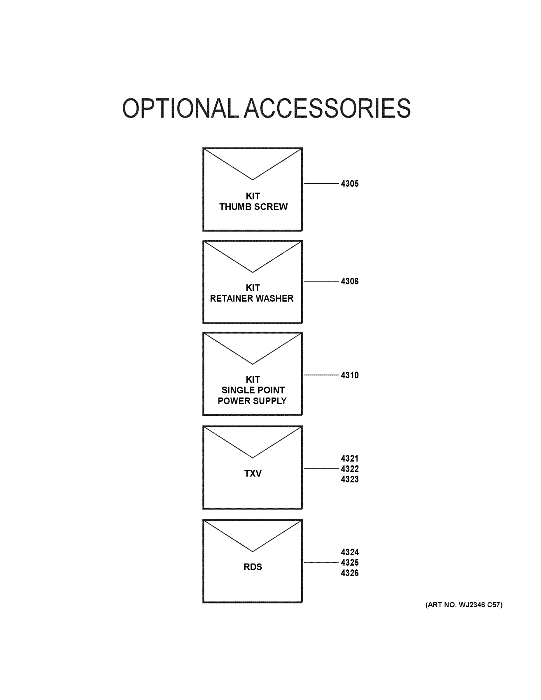 OPTIONAL ACCESSORIES