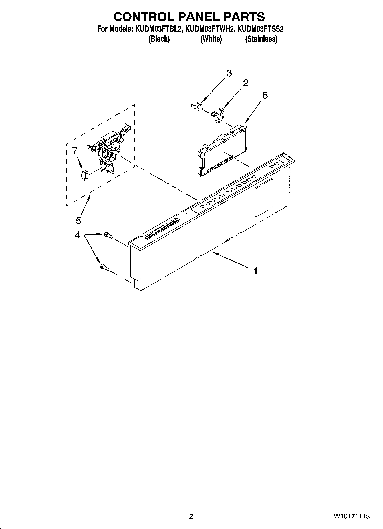 02 - CONTROL PANEL PARTS