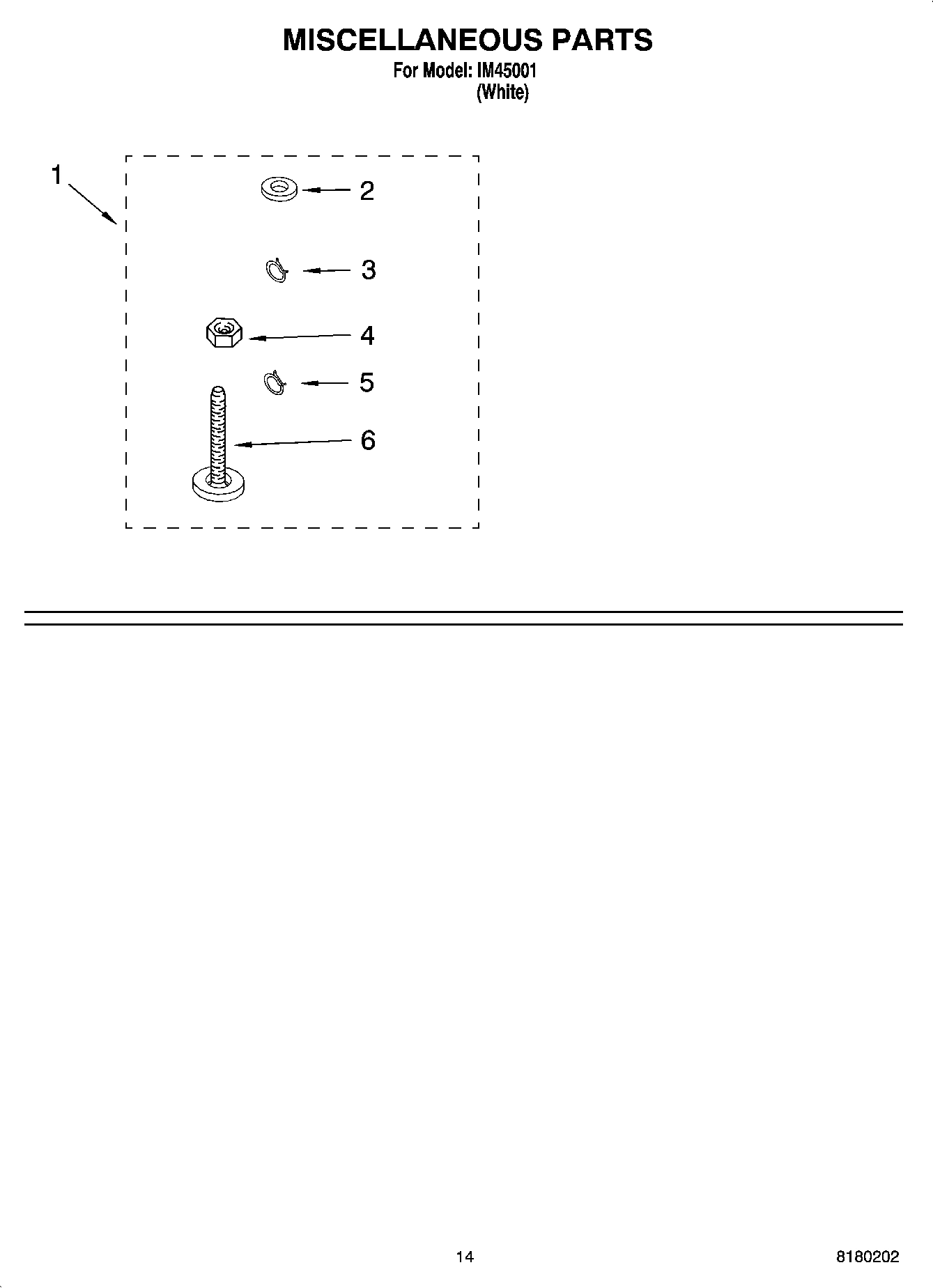 10 - MISCELLANEOUS PARTS, OPTIONAL PARTS (NOT INCLUDED)