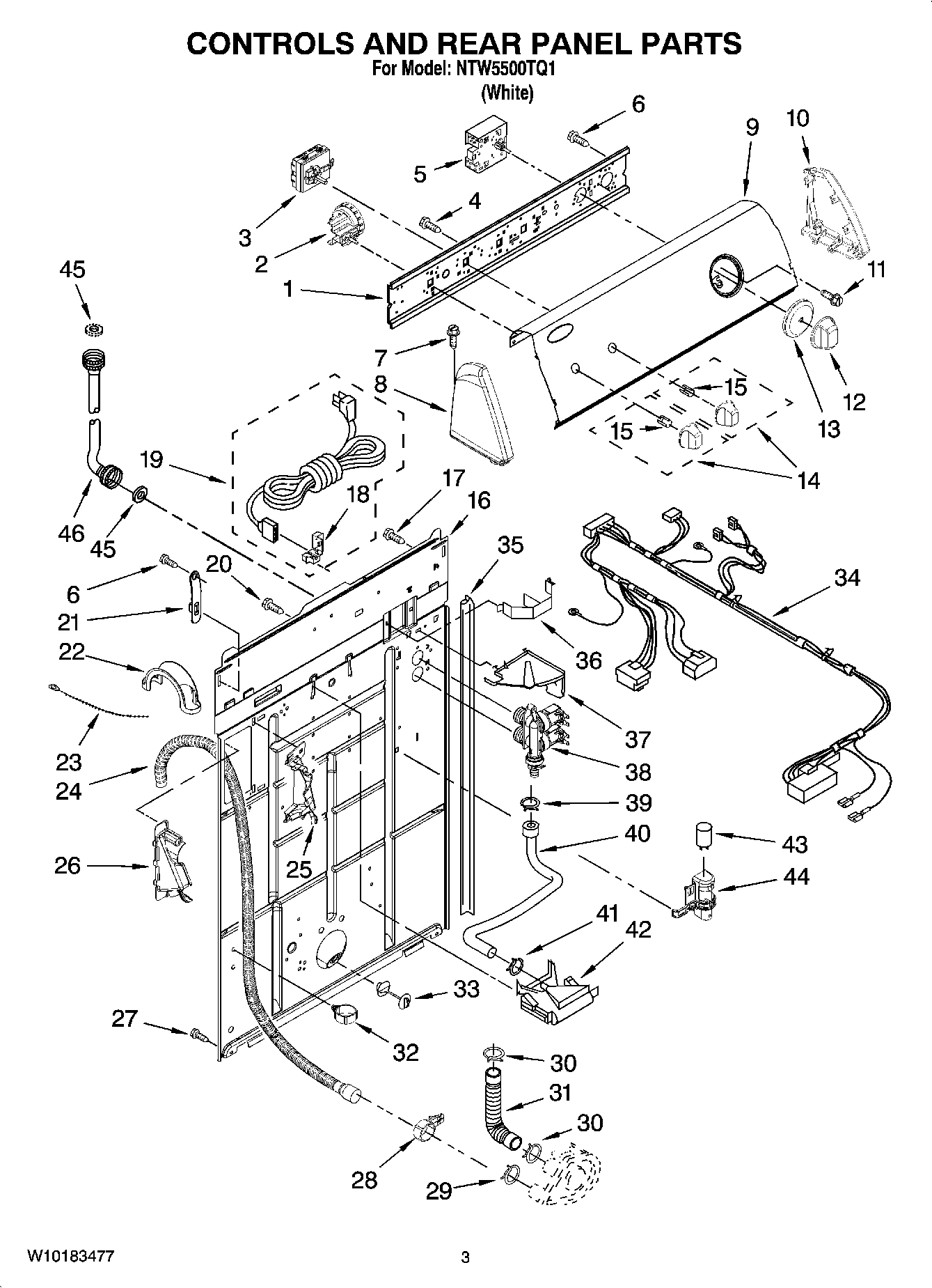 02 - CONTROLS AND REAR PANEL PARTS