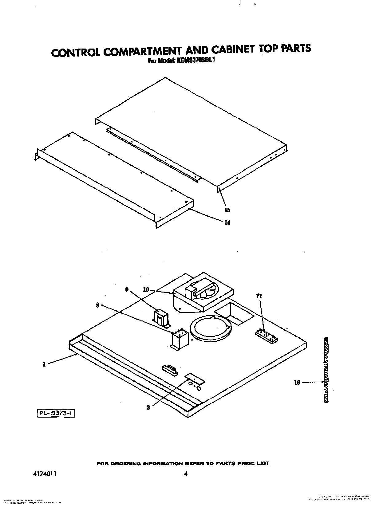 04 - CONTROL COMPARTMENT AND CABINET TOP