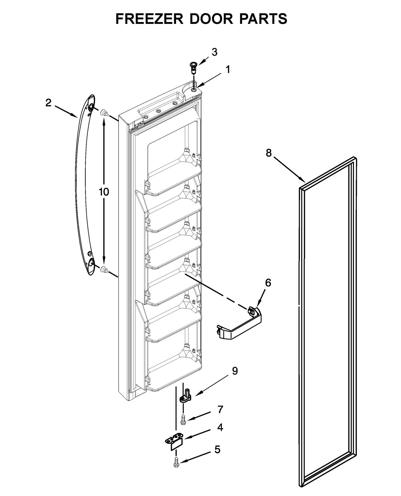 FREEZER DOOR PARTS