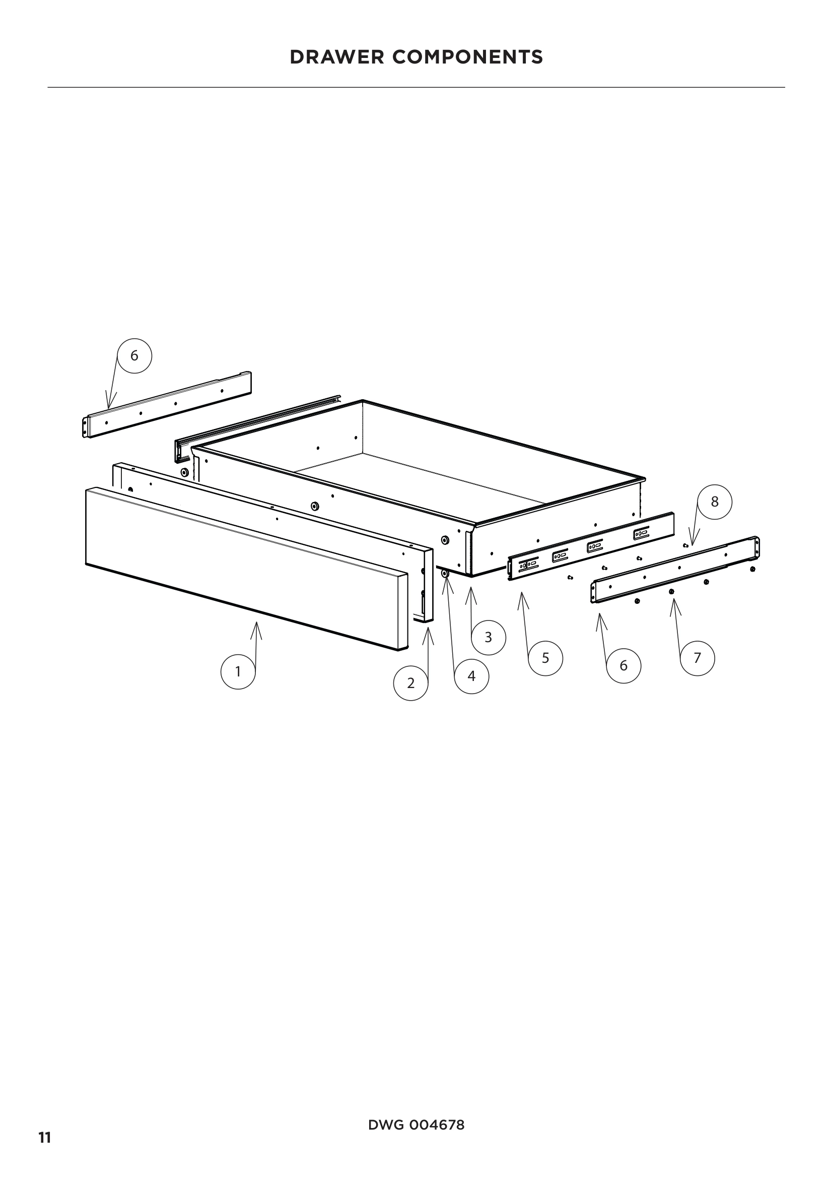 DRAWER COMPONENTS