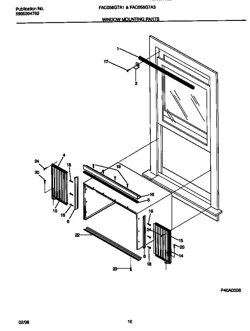 06 - WINDOW MOUNTING PARTS