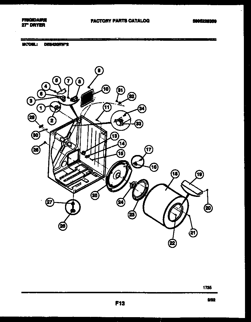 02 - CABINET AND COMPONENT PARTS