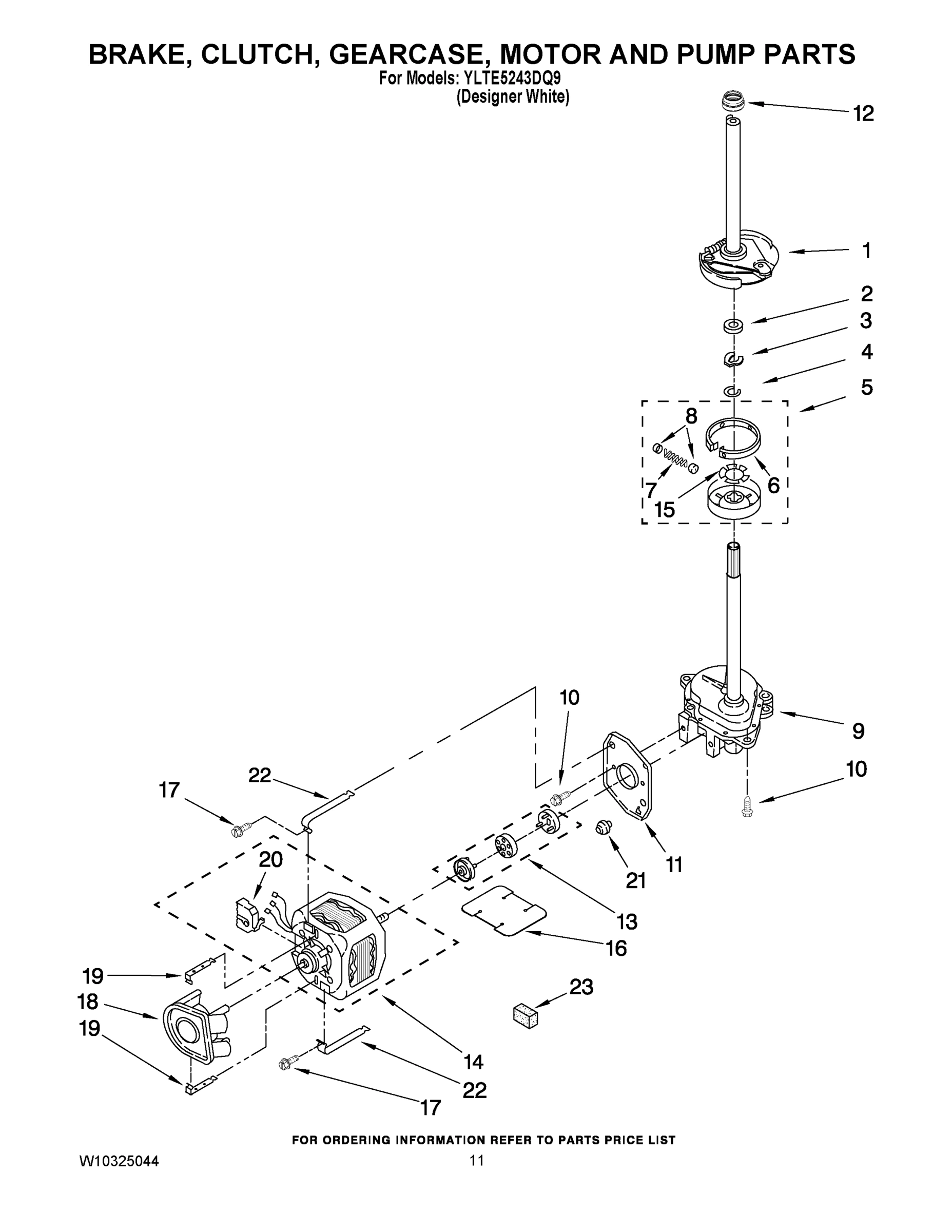 08 - BRAKE, CLUTCH, GEARCASE, MOTOR AND PUMP PARTS