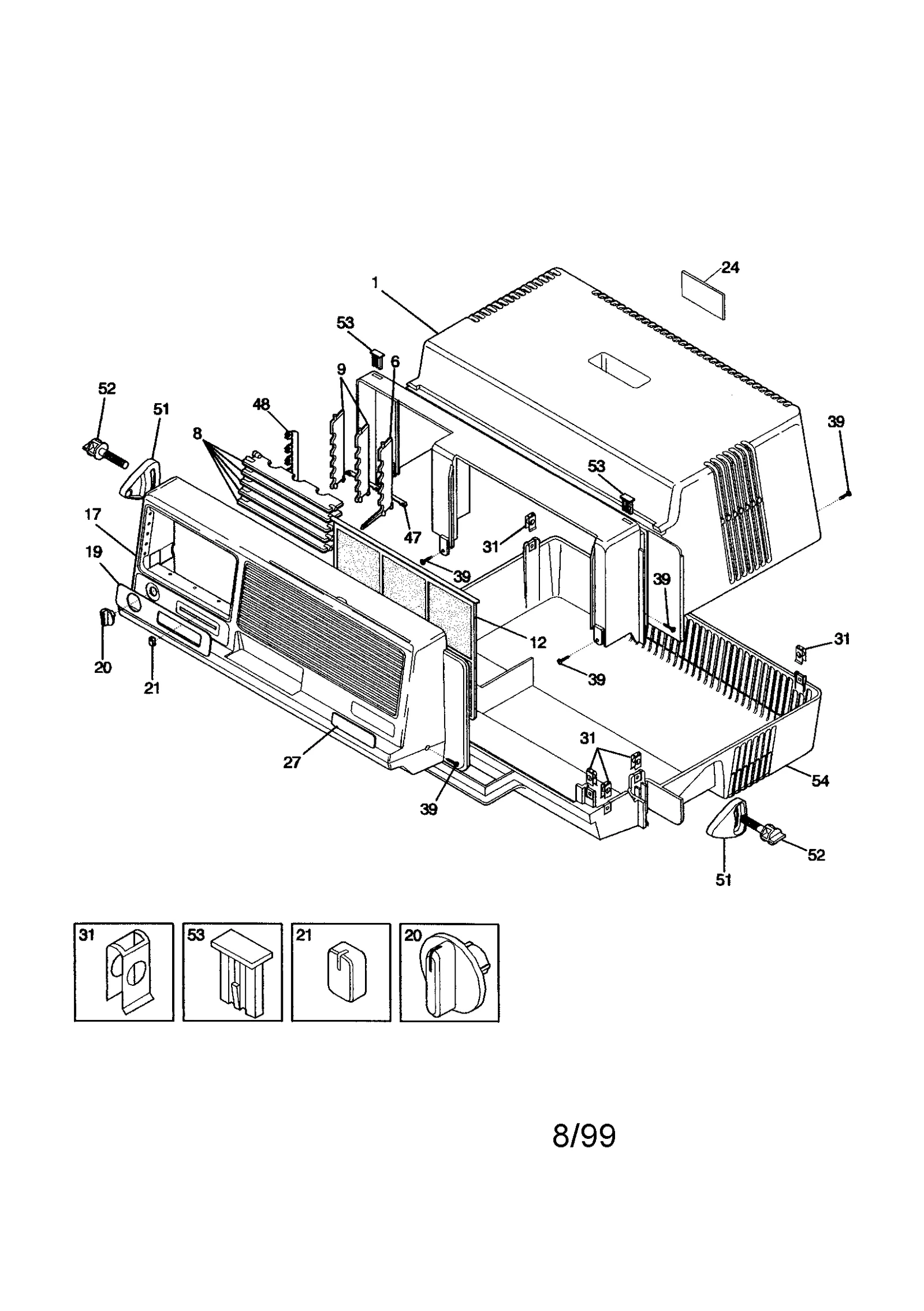 CABINET FRONT AND WRAPPER