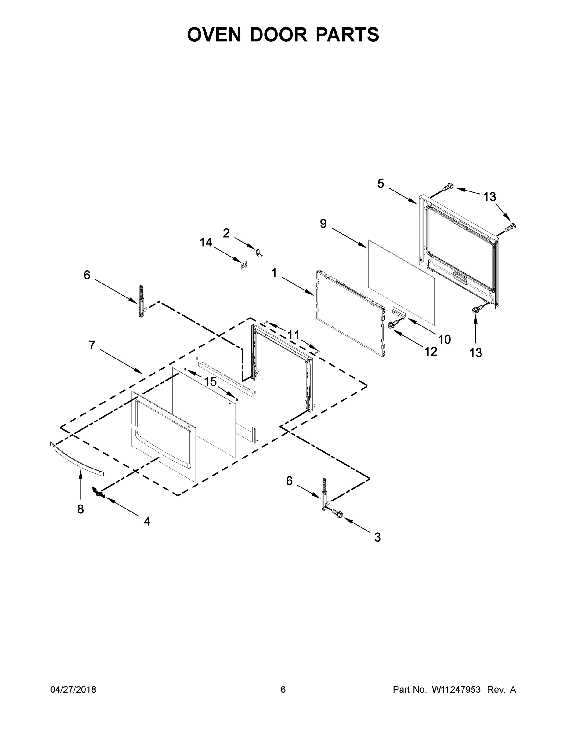 04 - OVEN DOOR PARTS