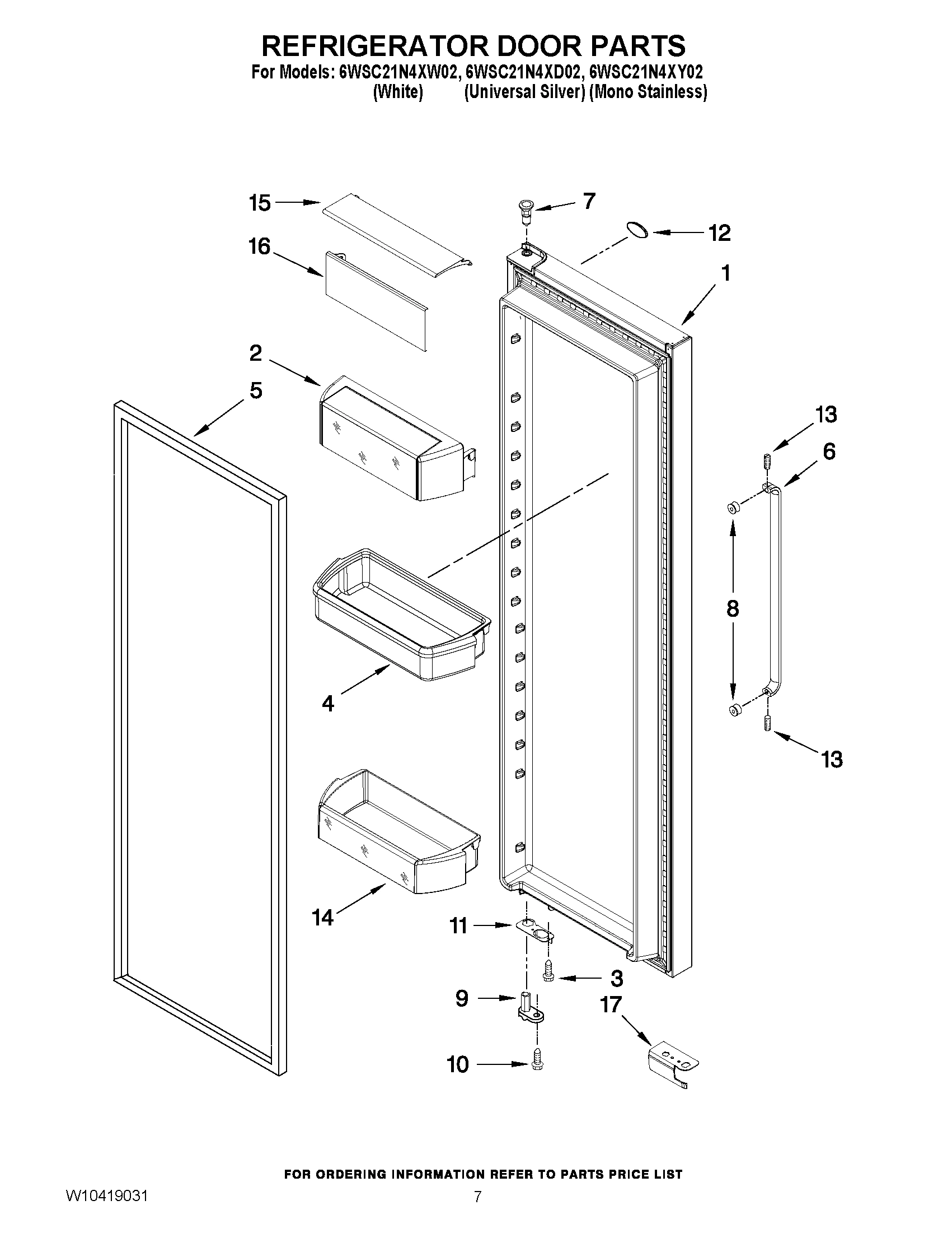 05 - REFRIGERATOR DOOR PARTS