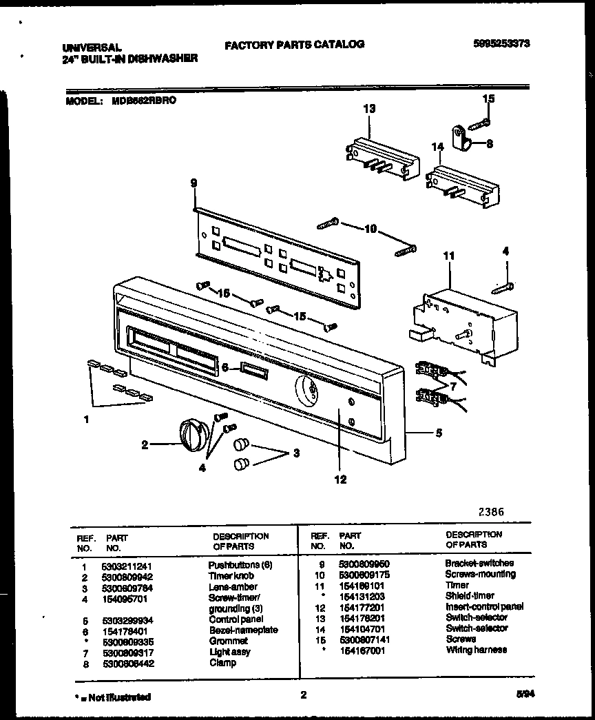 02 - CONSOLE AND CONTROL PARTS
