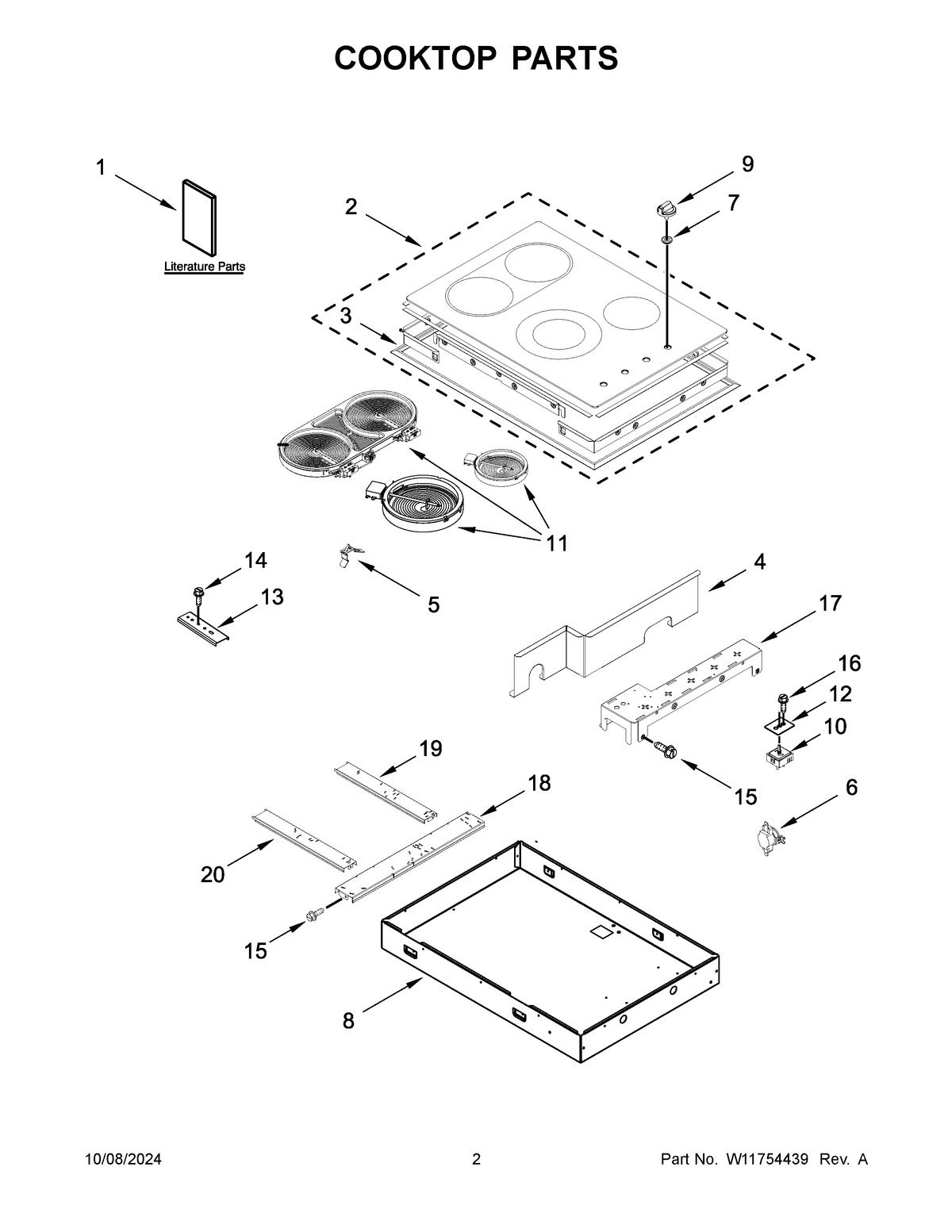 02 - COOKTOP PARTS